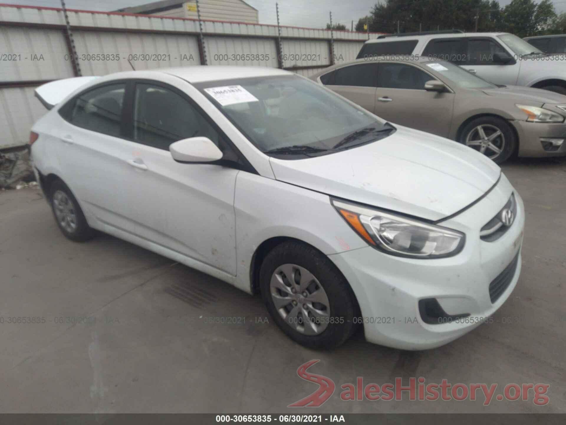 KMHCT4AE6HU286281 2017 HYUNDAI ACCENT