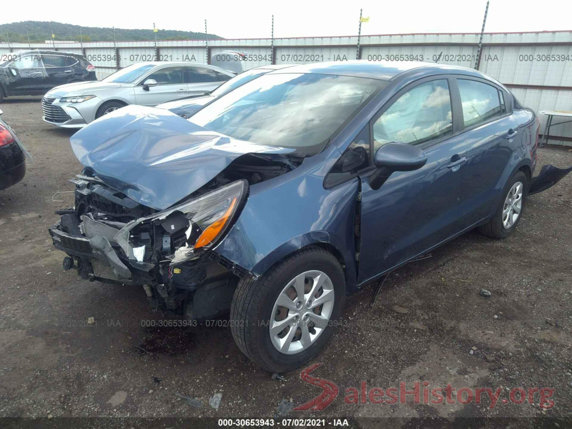 KNADM4A30G6559235 2016 KIA RIO