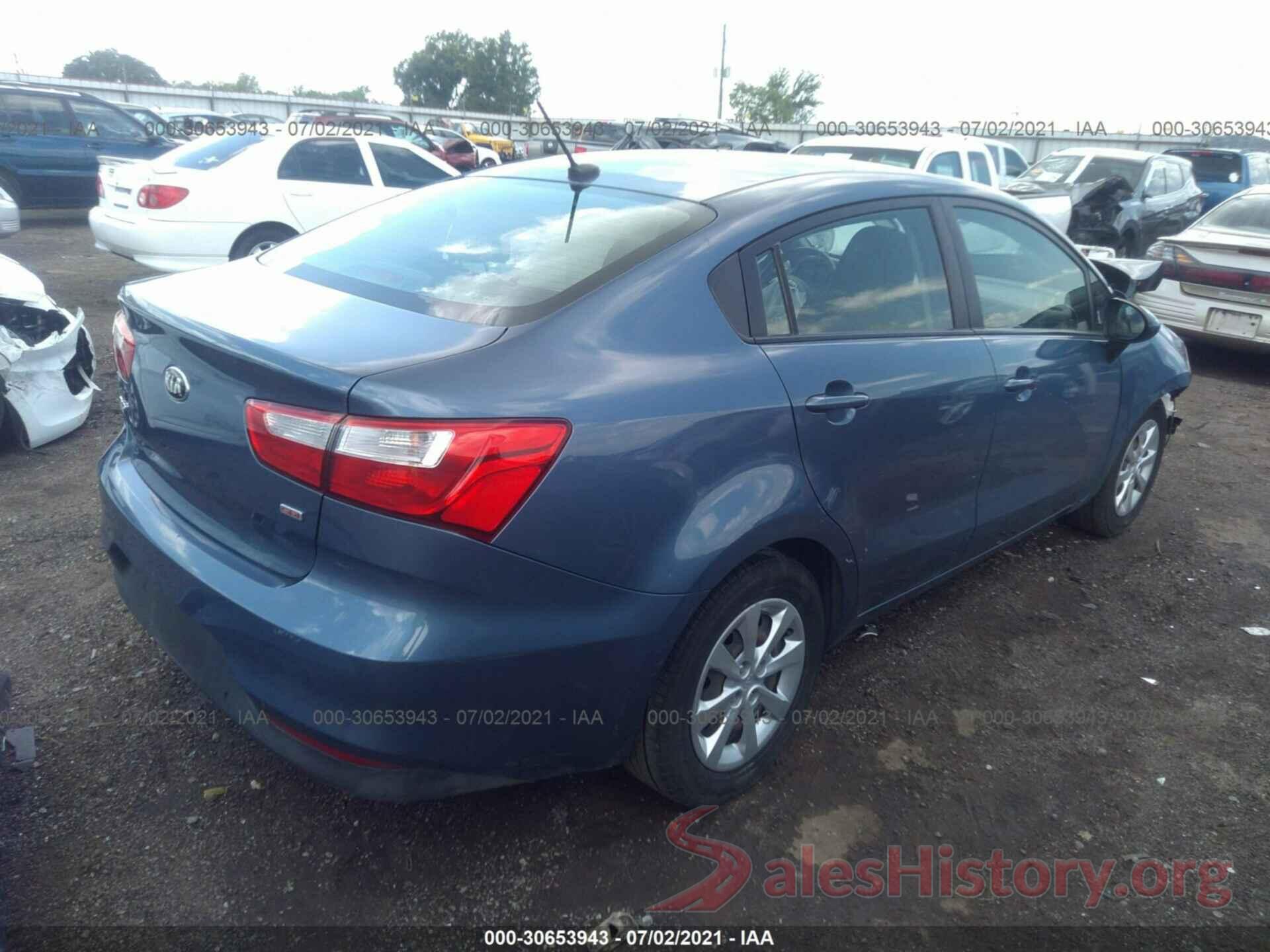 KNADM4A30G6559235 2016 KIA RIO