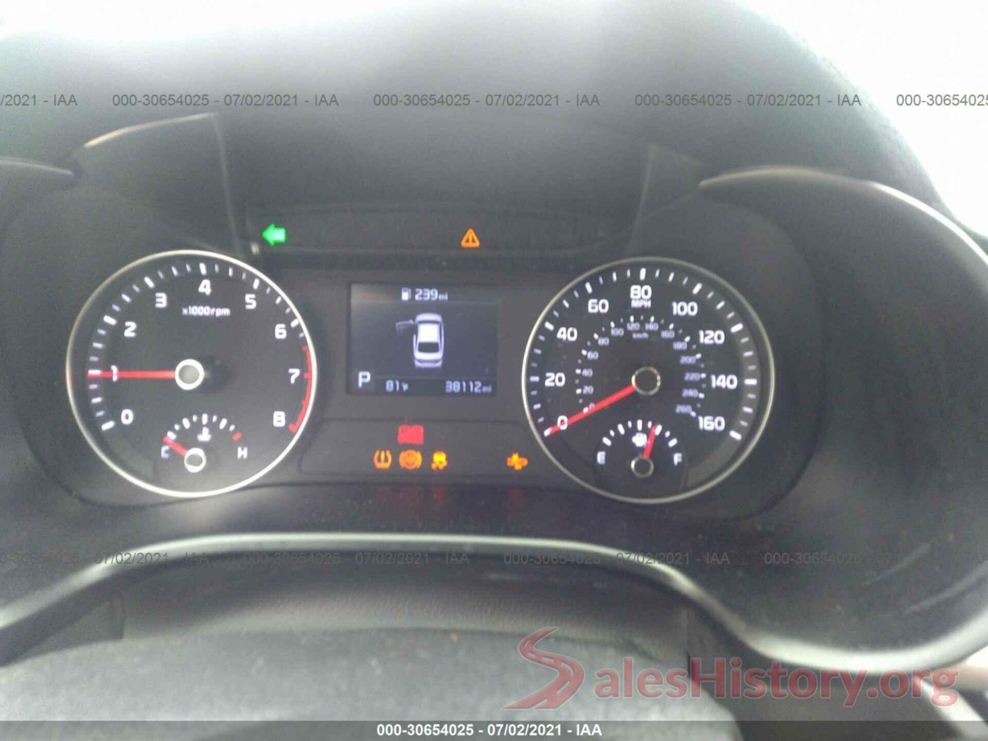 3KPF24AD2LE139751 2020 KIA FORTE