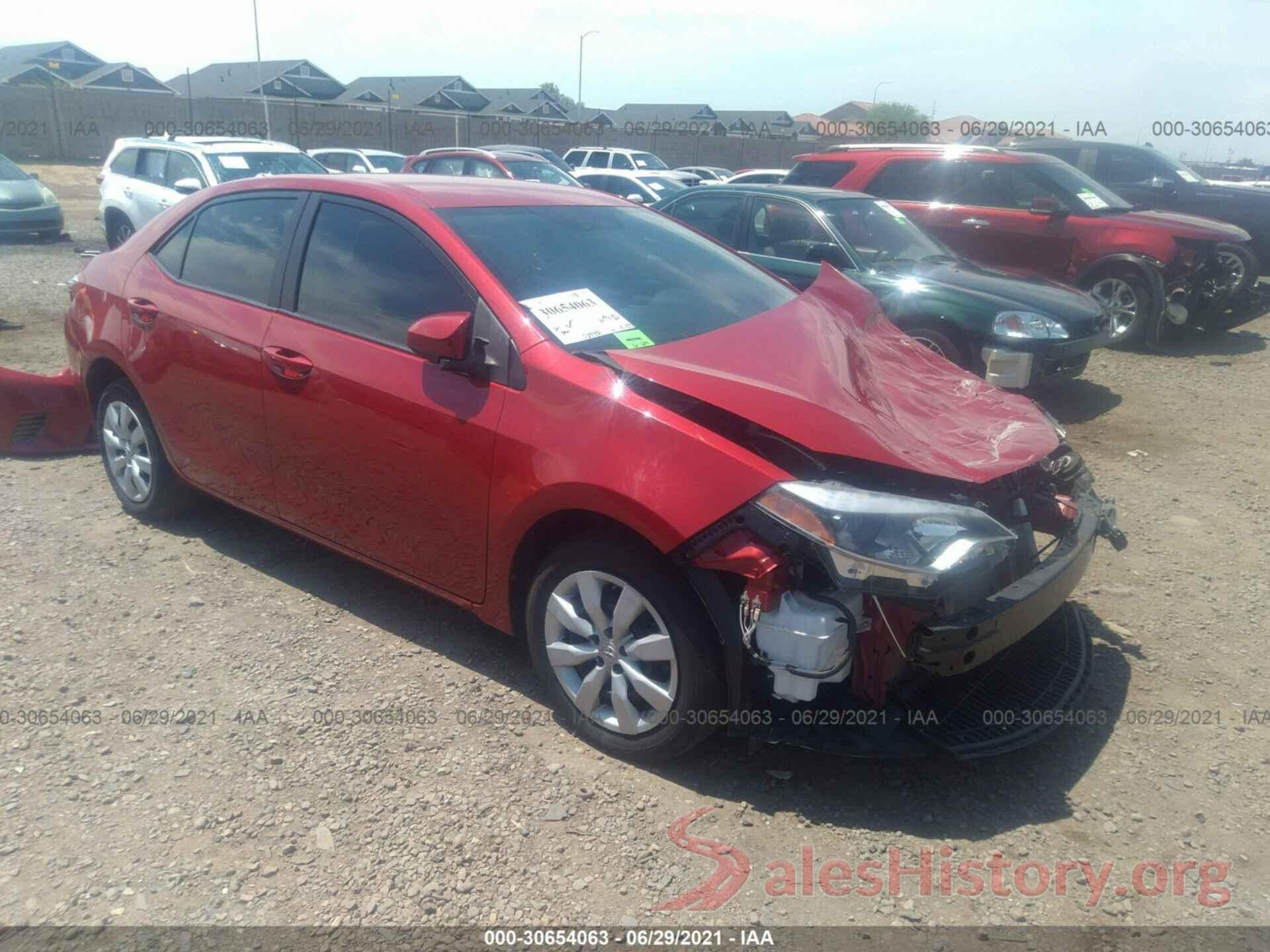 2T1BURHE1GC600284 2016 TOYOTA COROLLA