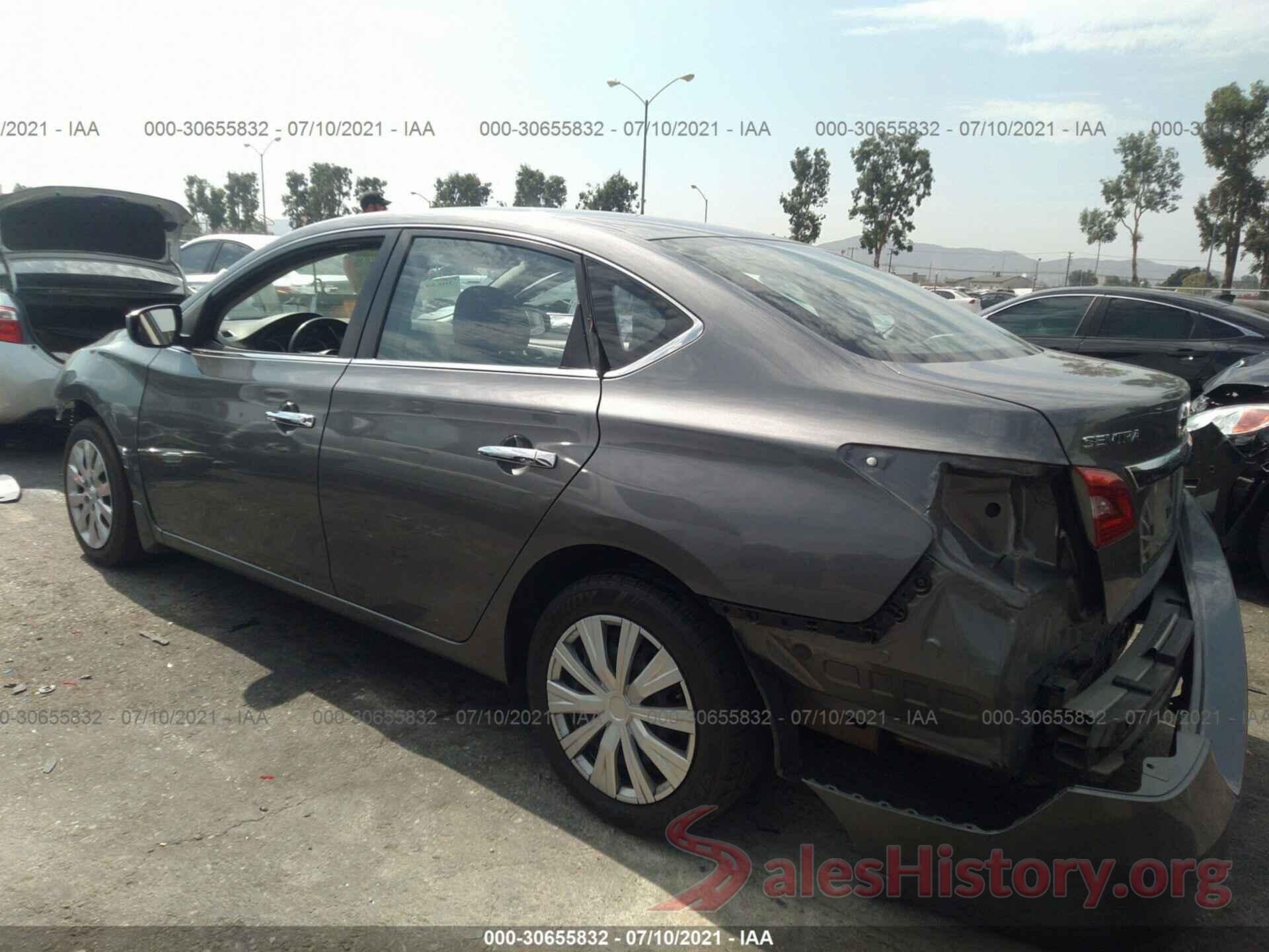 3N1AB7AP7KY233257 2019 NISSAN SENTRA