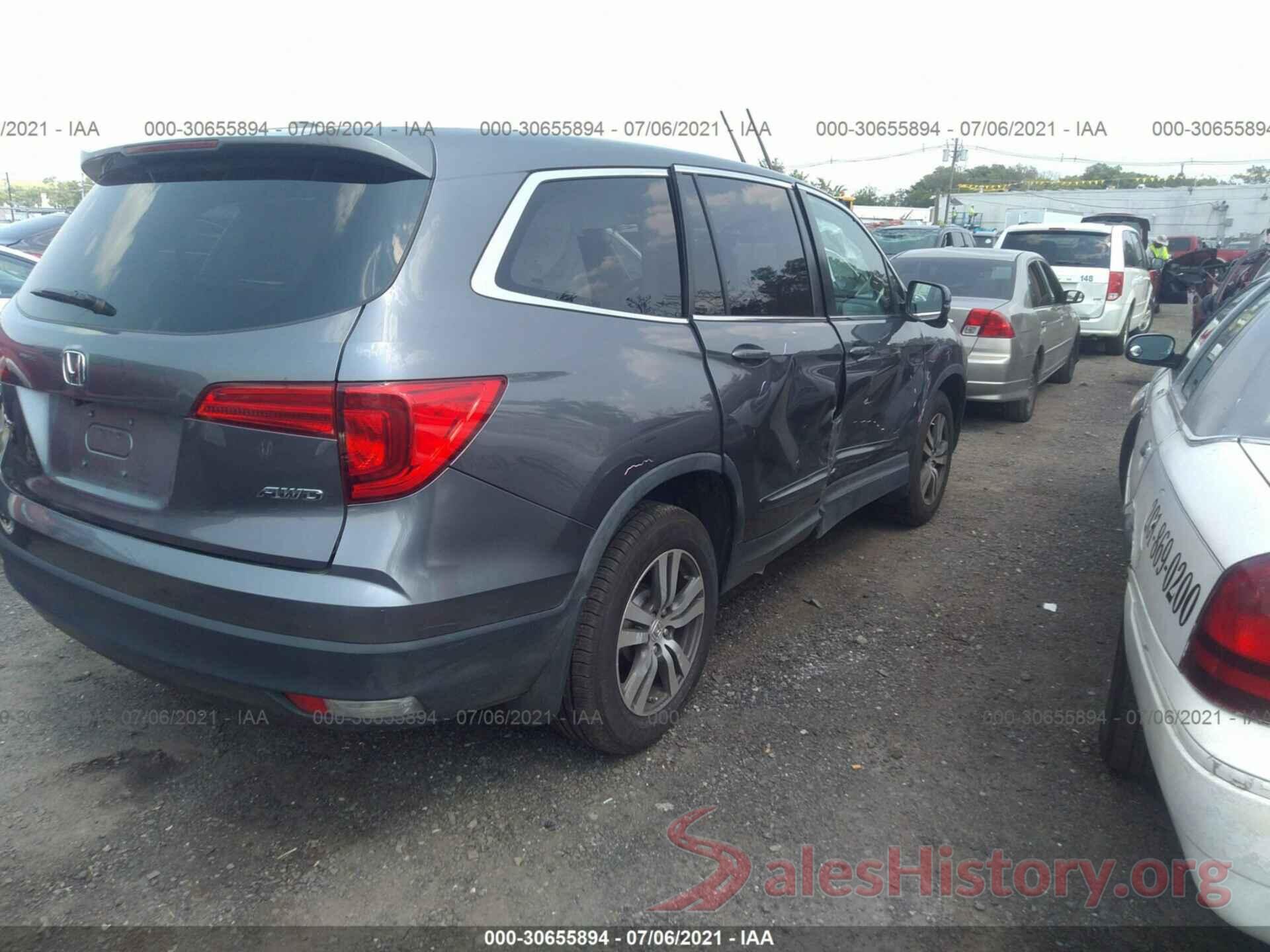 5FNYF6H59HB005439 2017 HONDA PILOT