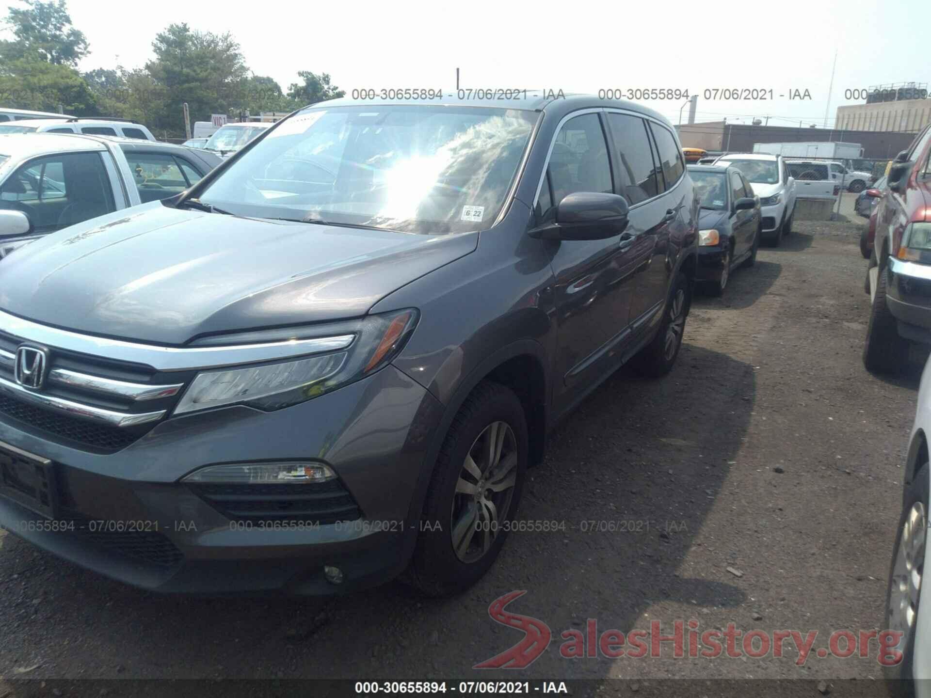 5FNYF6H59HB005439 2017 HONDA PILOT