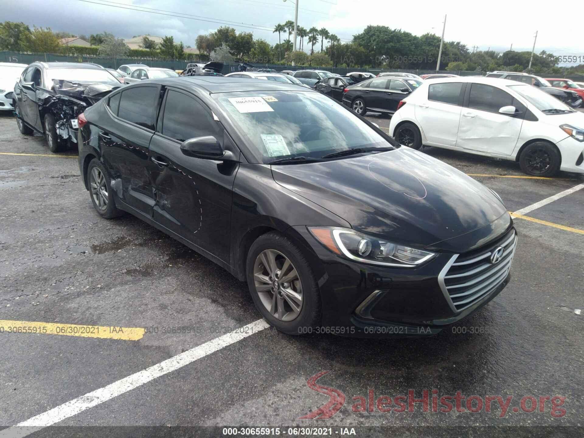 5NPD84LFXJH241277 2018 HYUNDAI ELANTRA