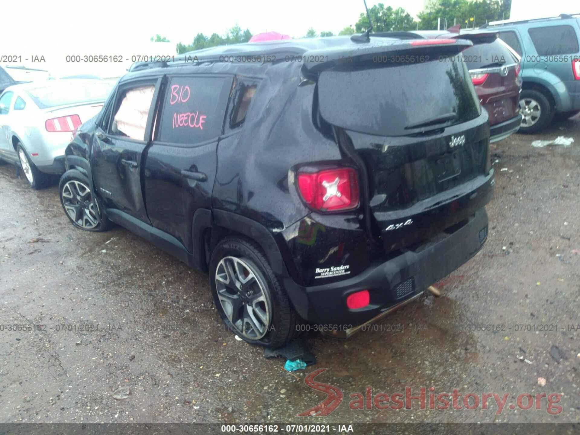 ZACCJBBT5GPD93186 2016 JEEP RENEGADE