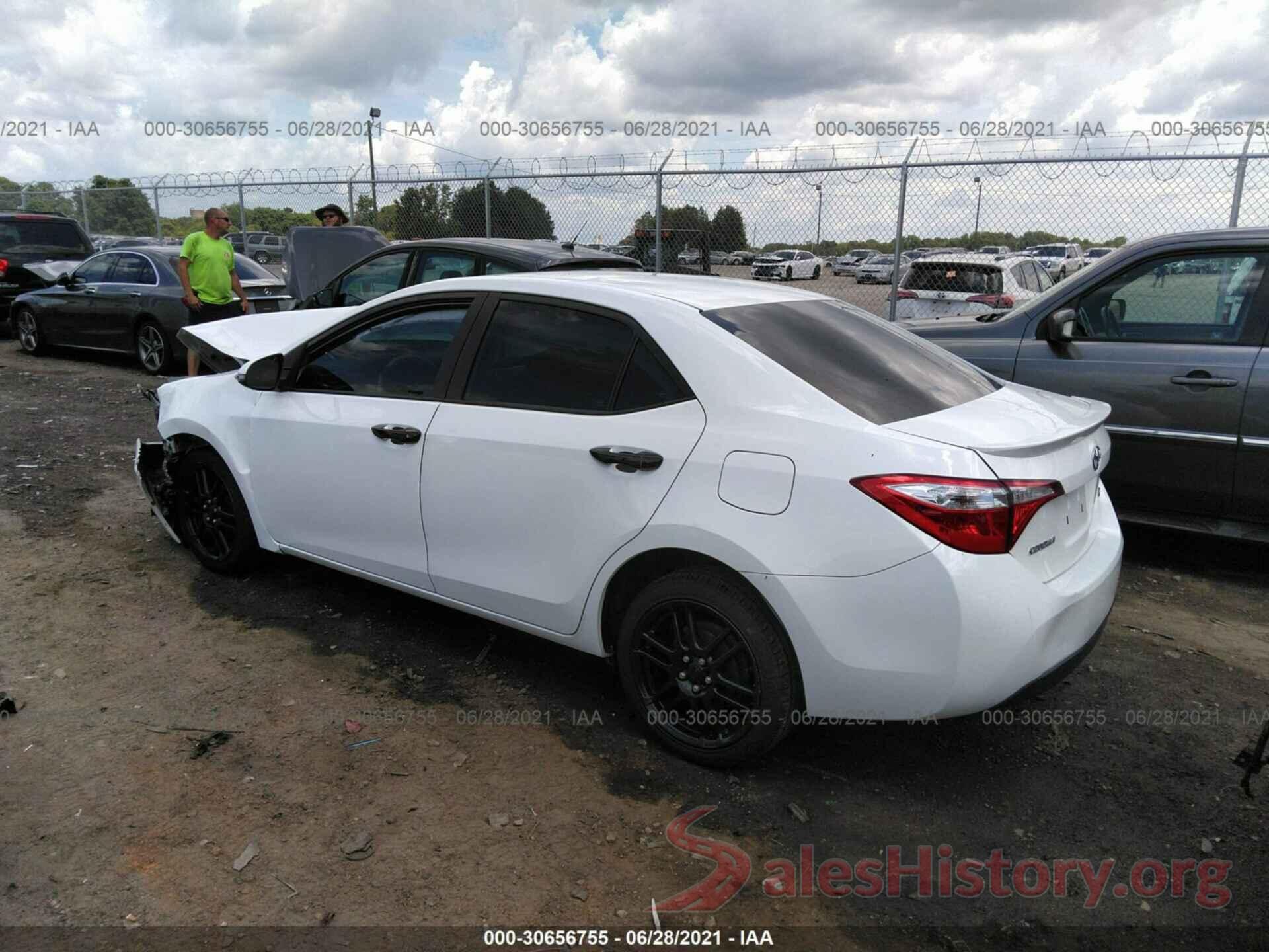 5YFBURHE4GP459663 2016 TOYOTA COROLLA