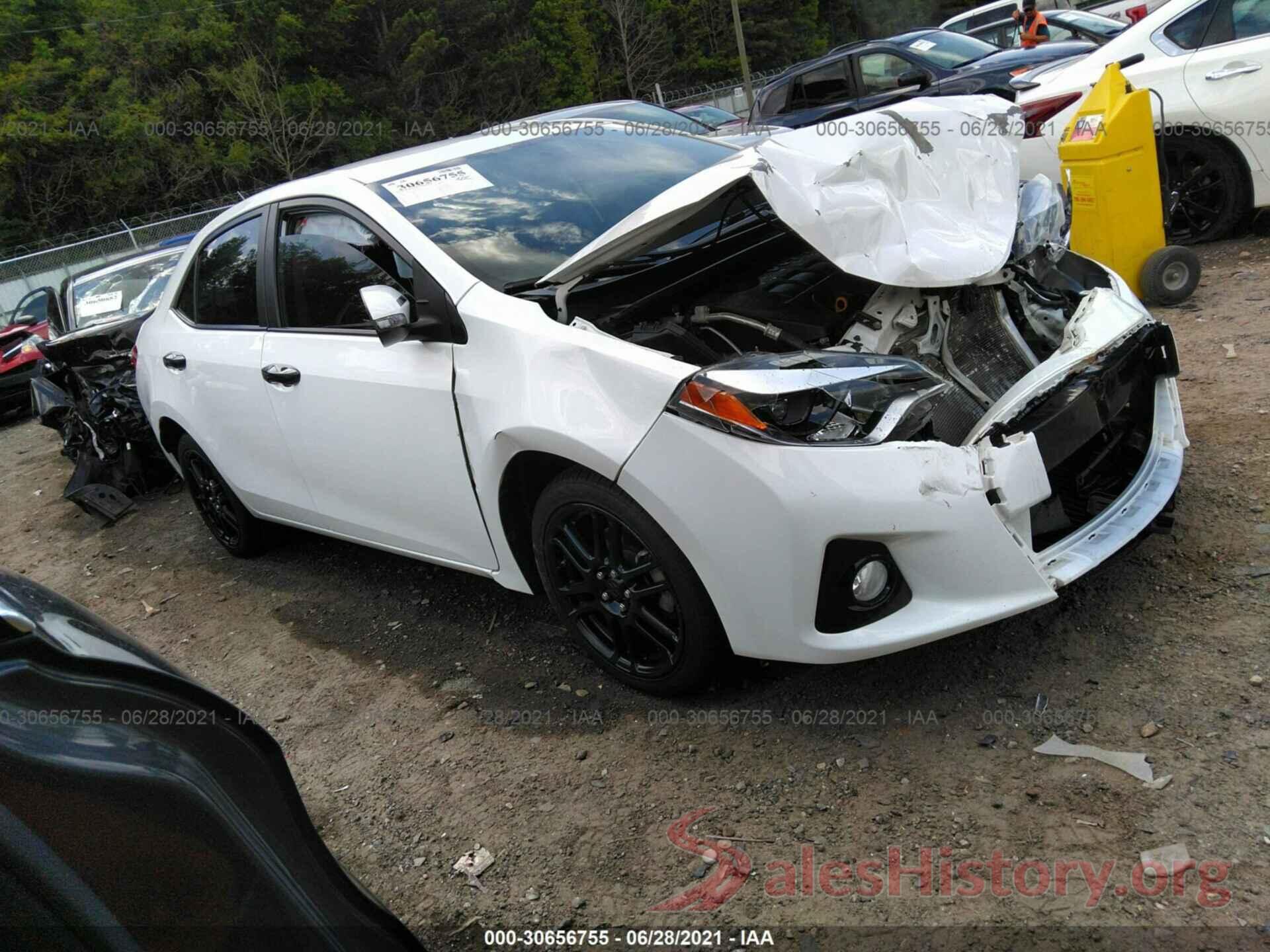 5YFBURHE4GP459663 2016 TOYOTA COROLLA