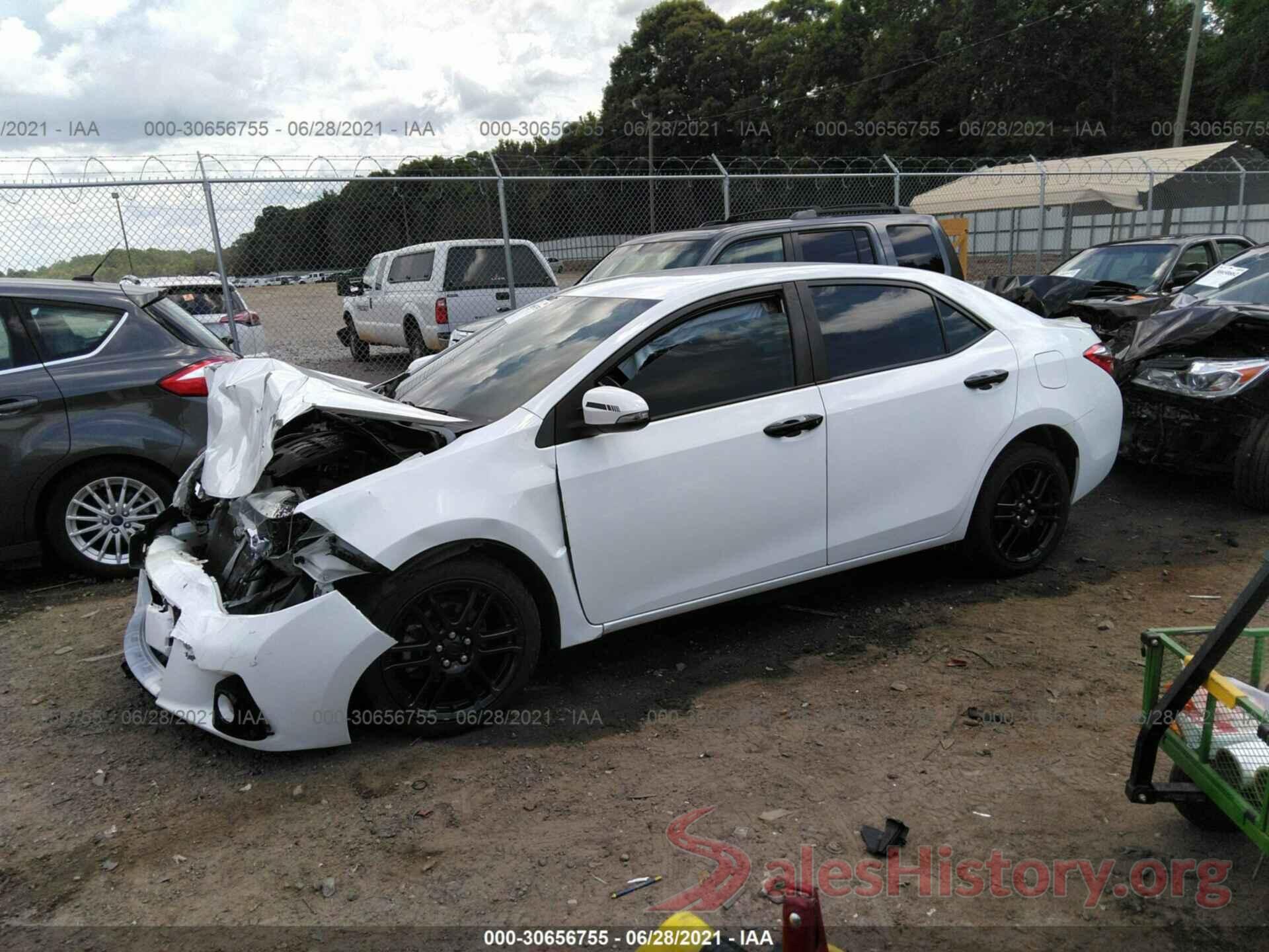 5YFBURHE4GP459663 2016 TOYOTA COROLLA