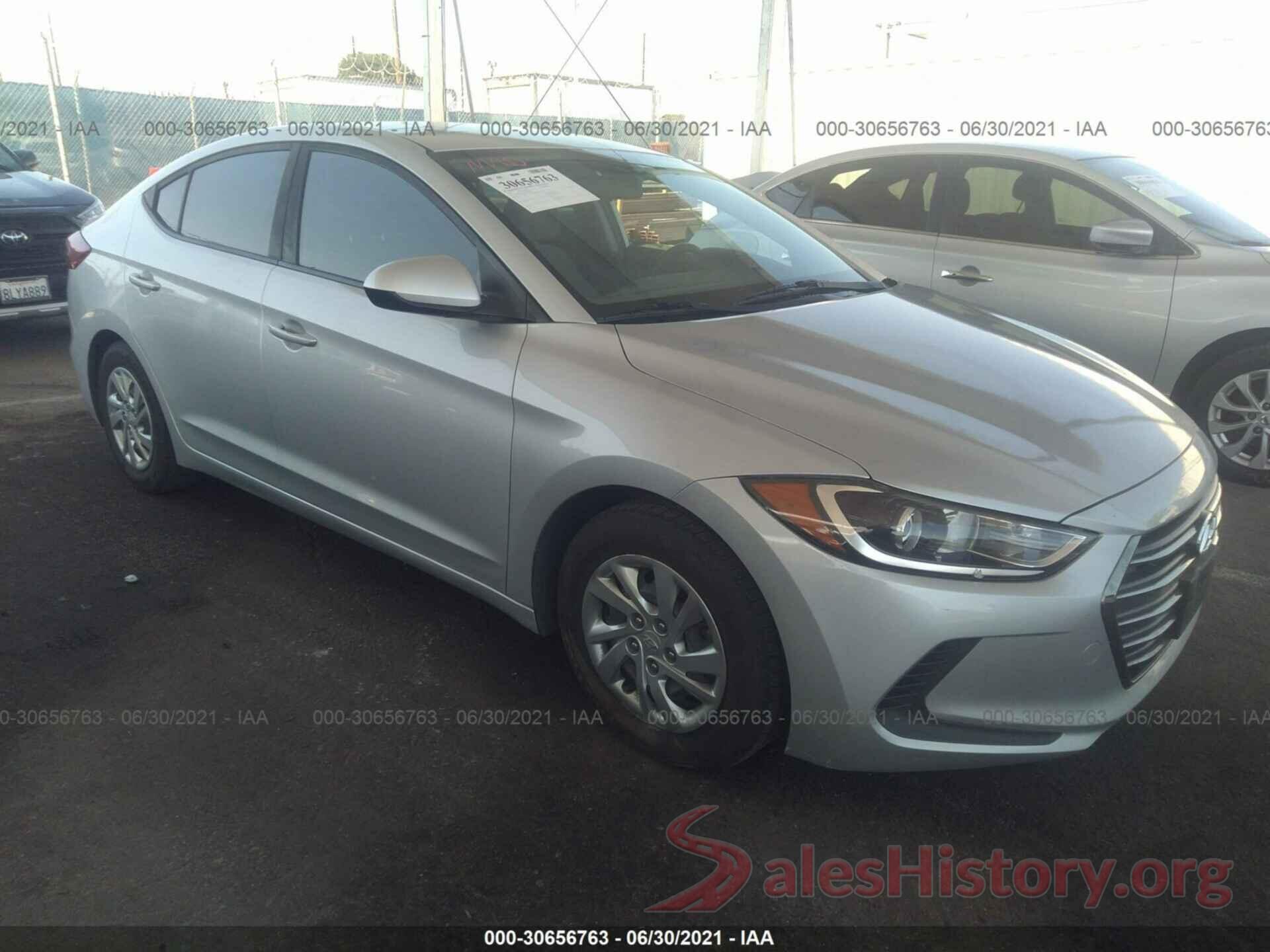 KMHD74LF2HU093205 2017 HYUNDAI ELANTRA