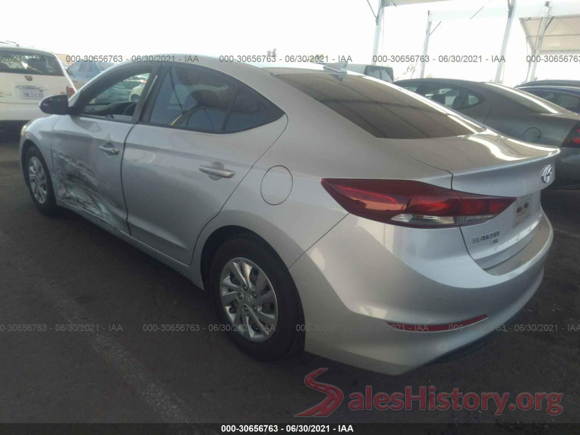 KMHD74LF2HU093205 2017 HYUNDAI ELANTRA