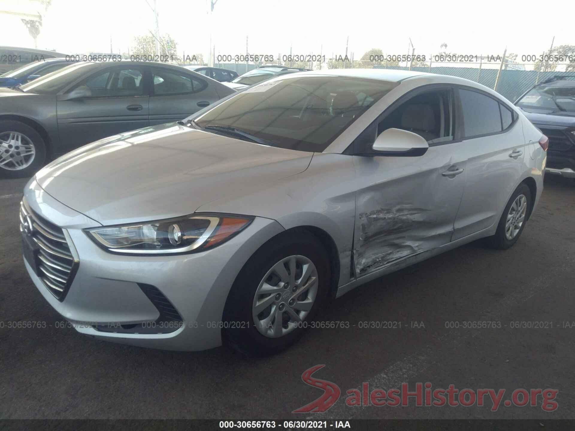 KMHD74LF2HU093205 2017 HYUNDAI ELANTRA