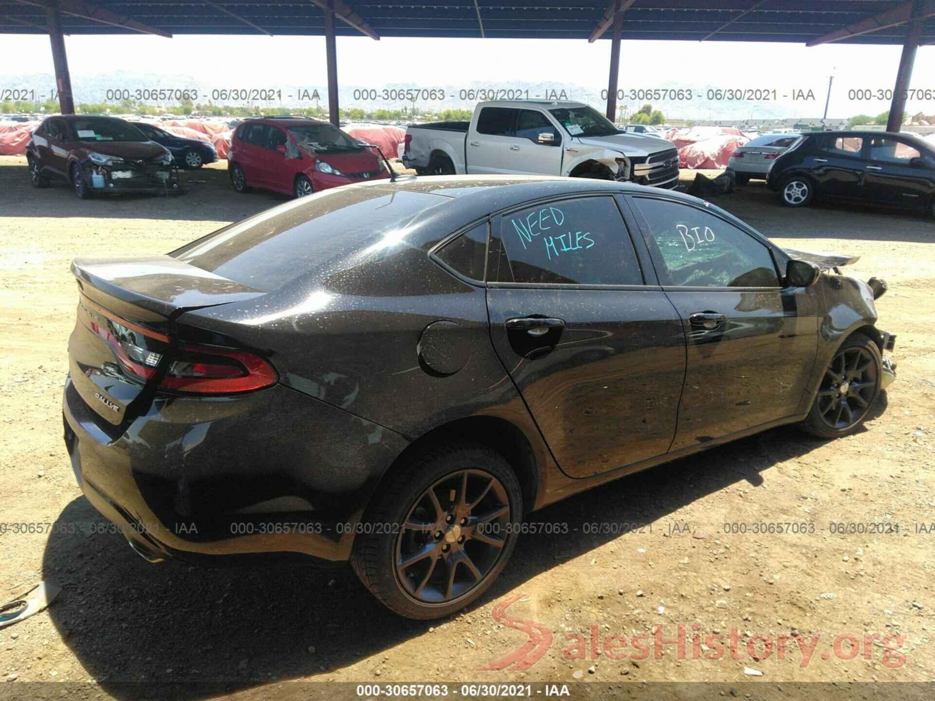 1C3CDFBB7GD750442 2016 DODGE DART