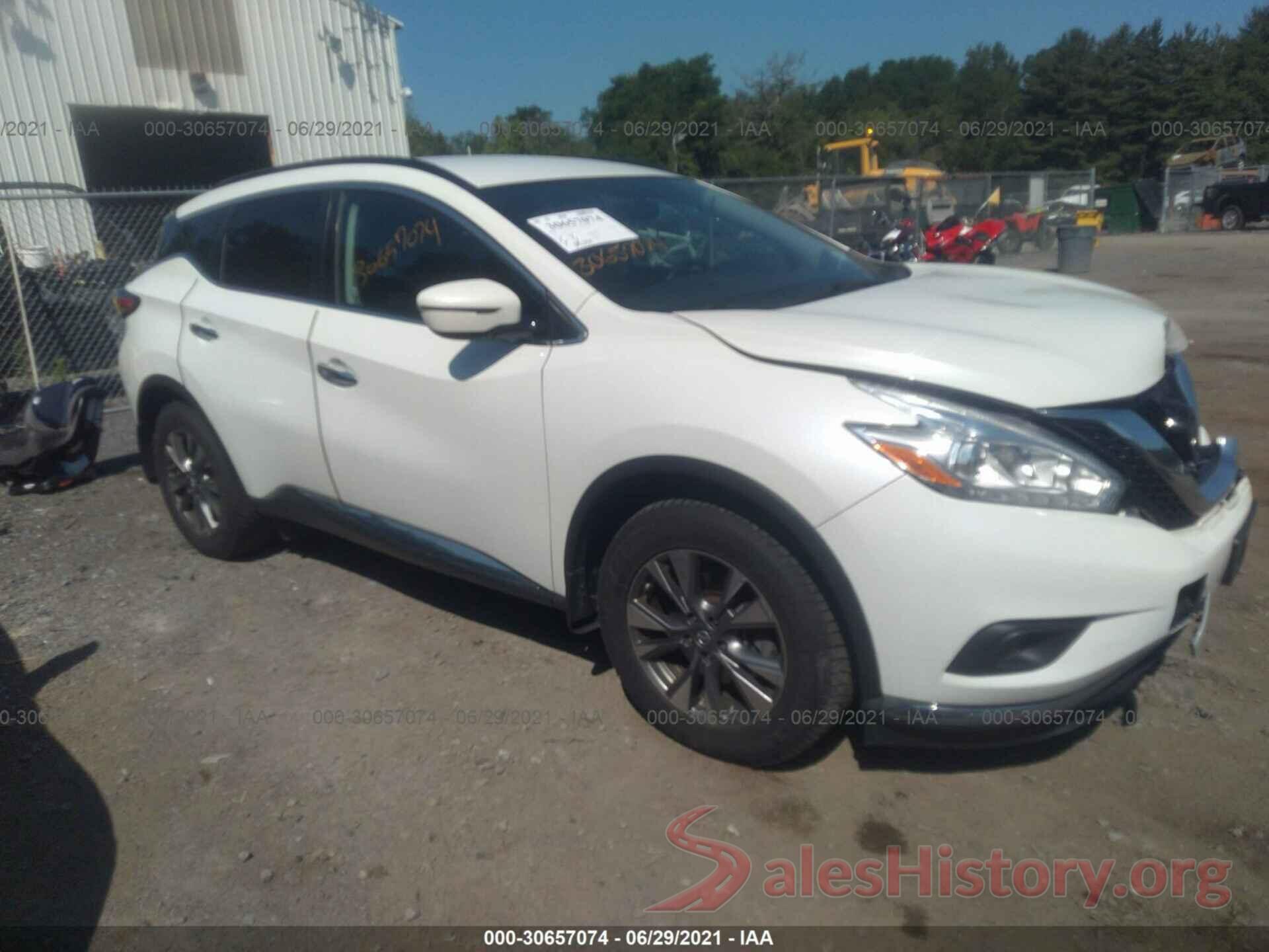 5N1AZ2MH5GN124845 2016 NISSAN MURANO