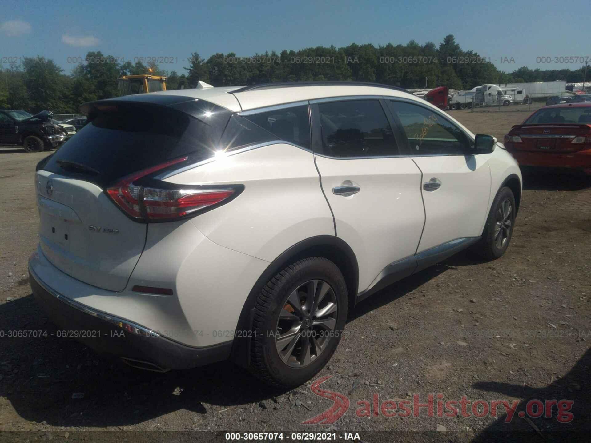 5N1AZ2MH5GN124845 2016 NISSAN MURANO