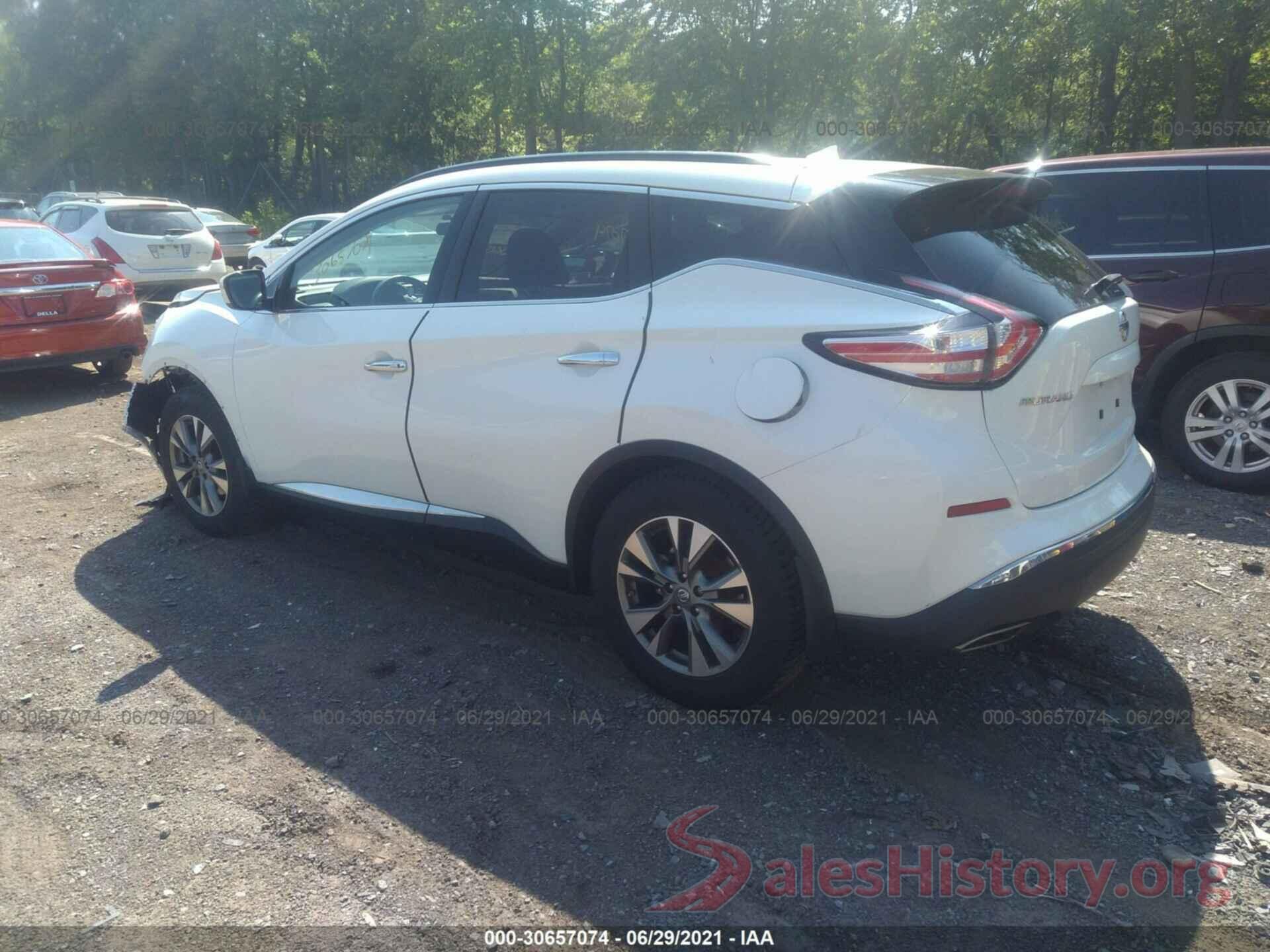 5N1AZ2MH5GN124845 2016 NISSAN MURANO