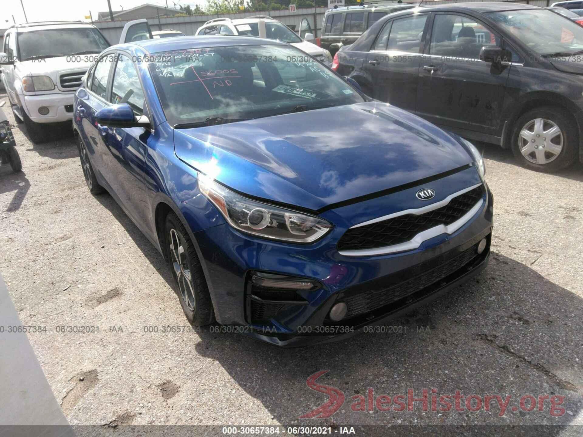 3KPF24AD6KE083313 2019 KIA FORTE