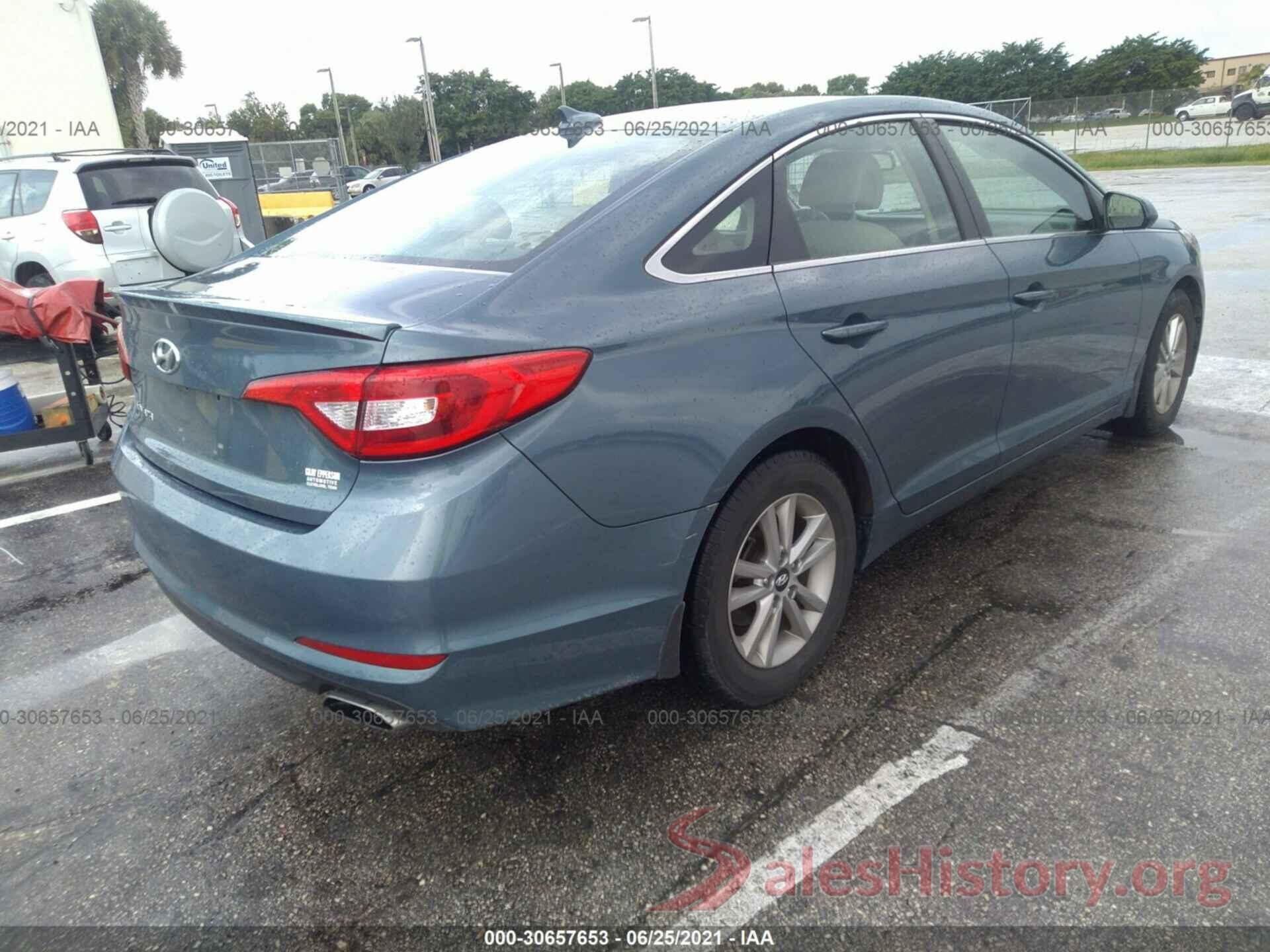 5NPE24AFXGH380066 2016 HYUNDAI SONATA