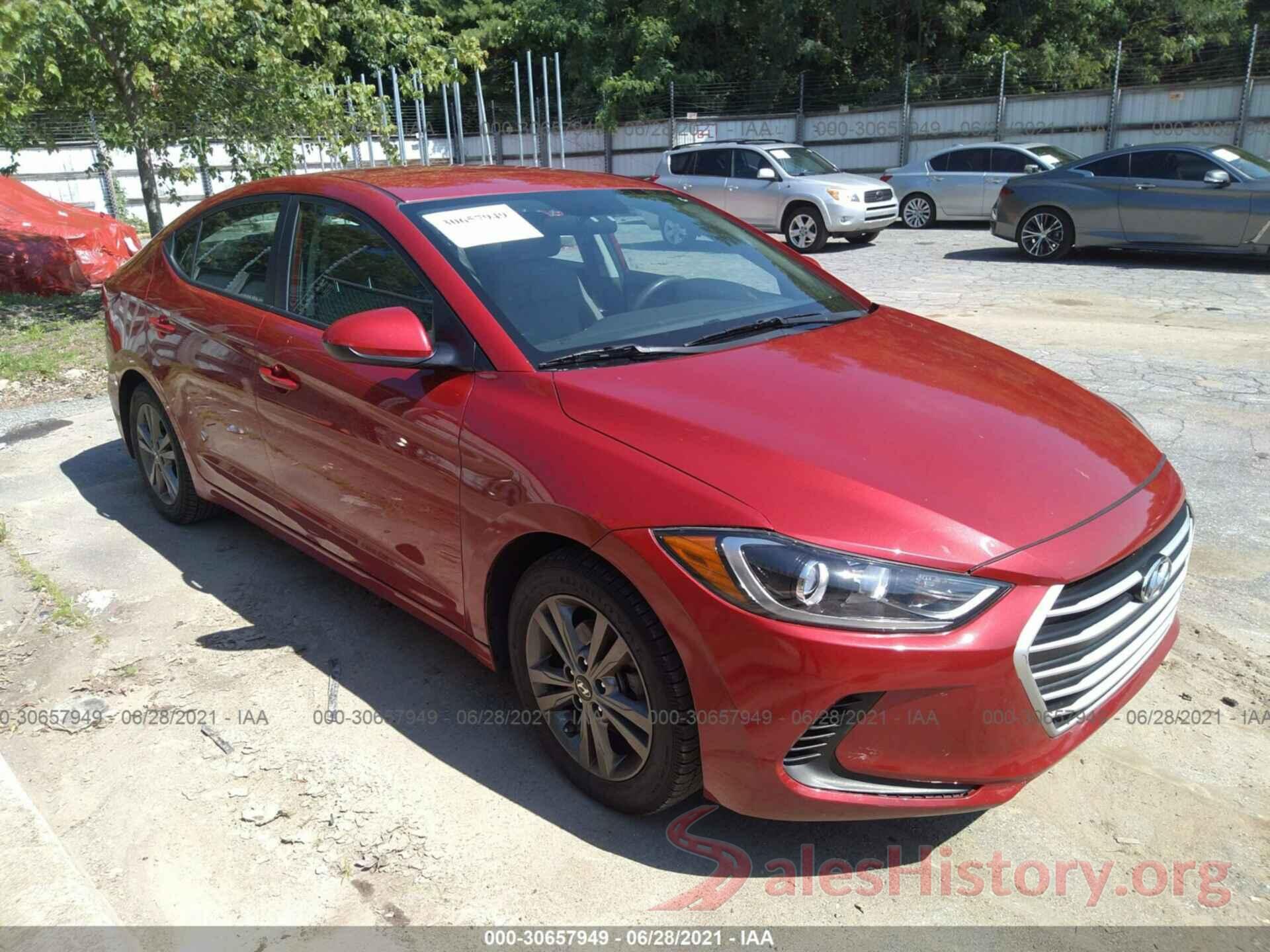 5NPD84LF3JH299604 2018 HYUNDAI ELANTRA