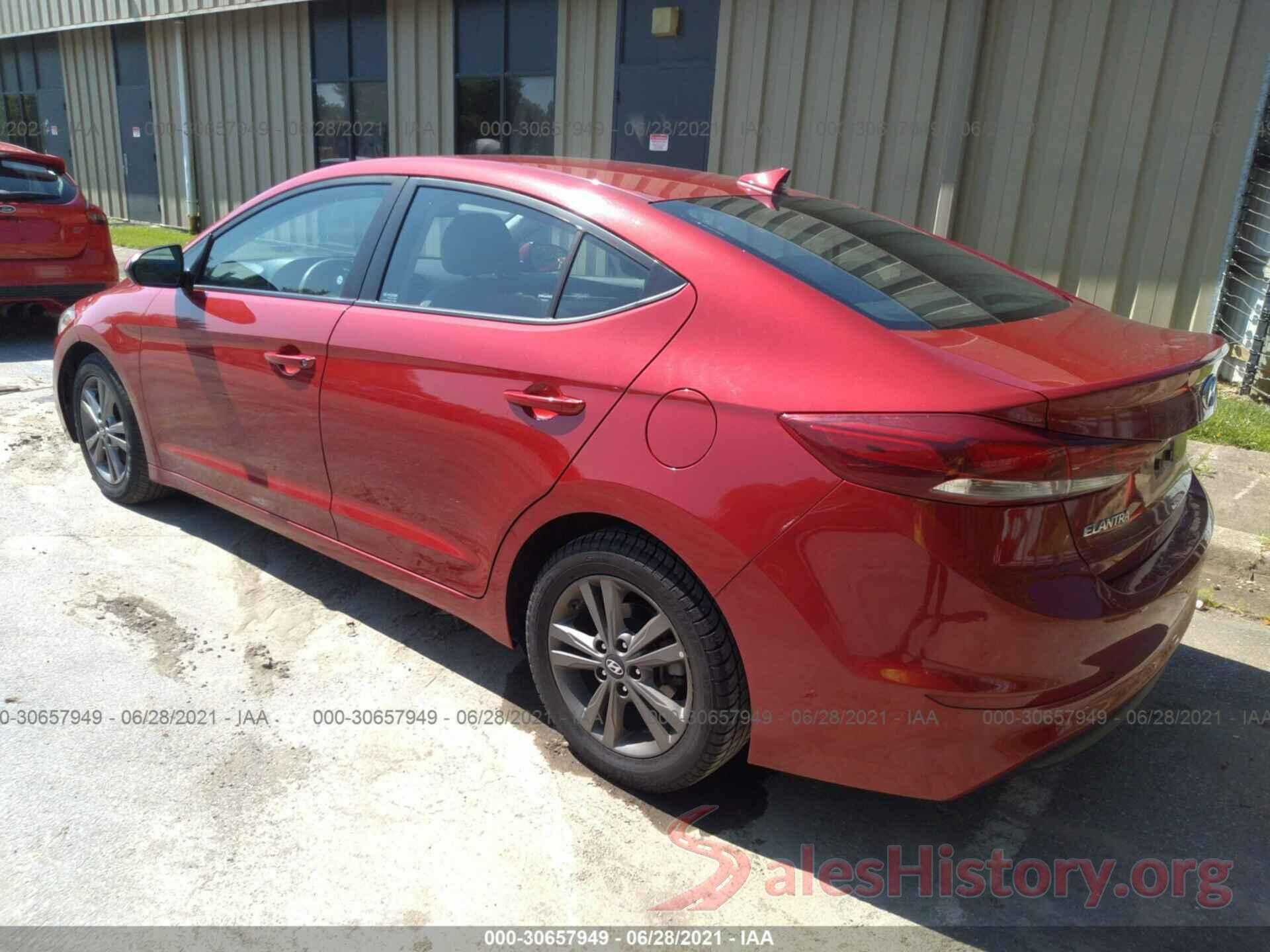 5NPD84LF3JH299604 2018 HYUNDAI ELANTRA