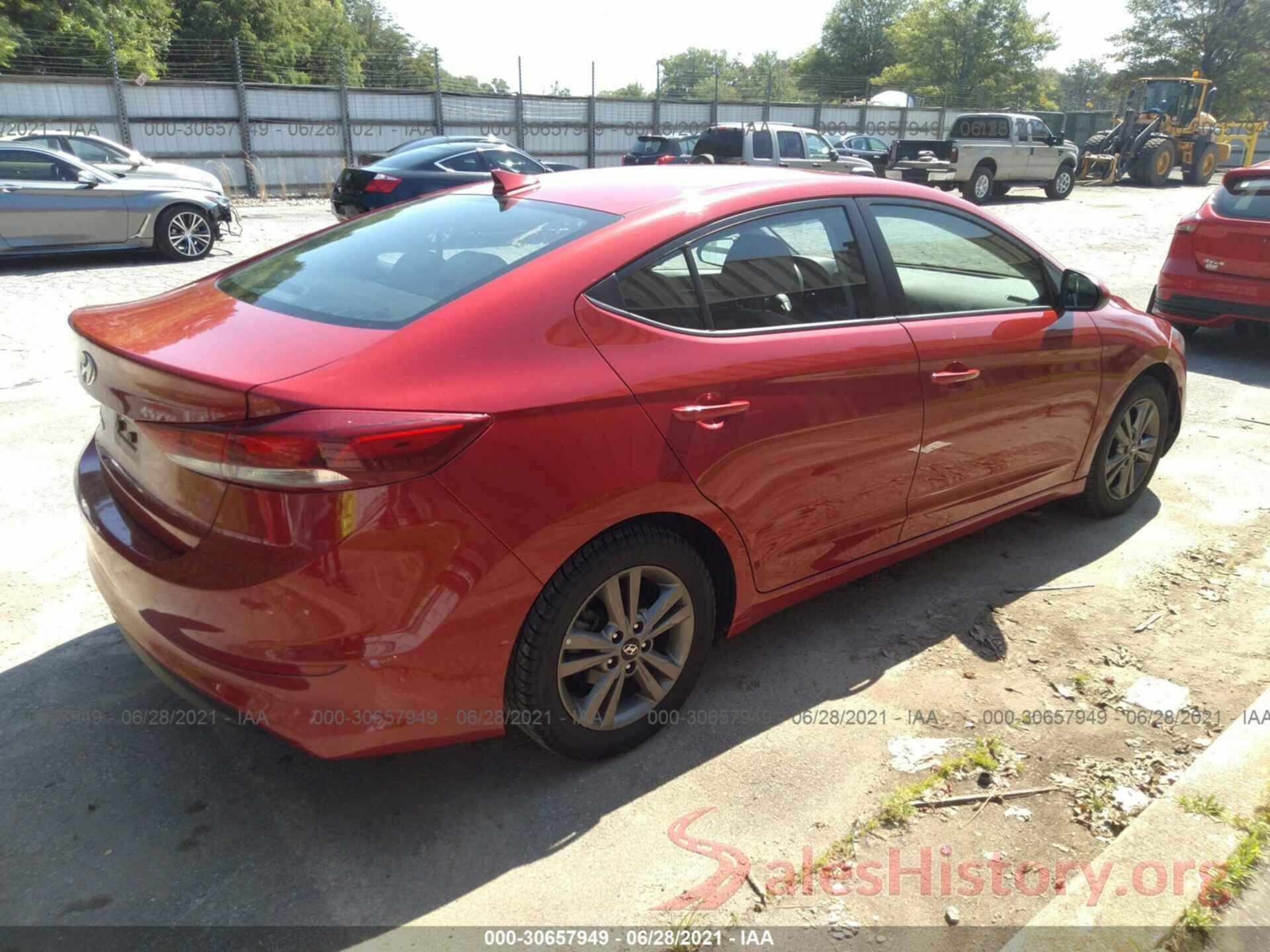 5NPD84LF3JH299604 2018 HYUNDAI ELANTRA