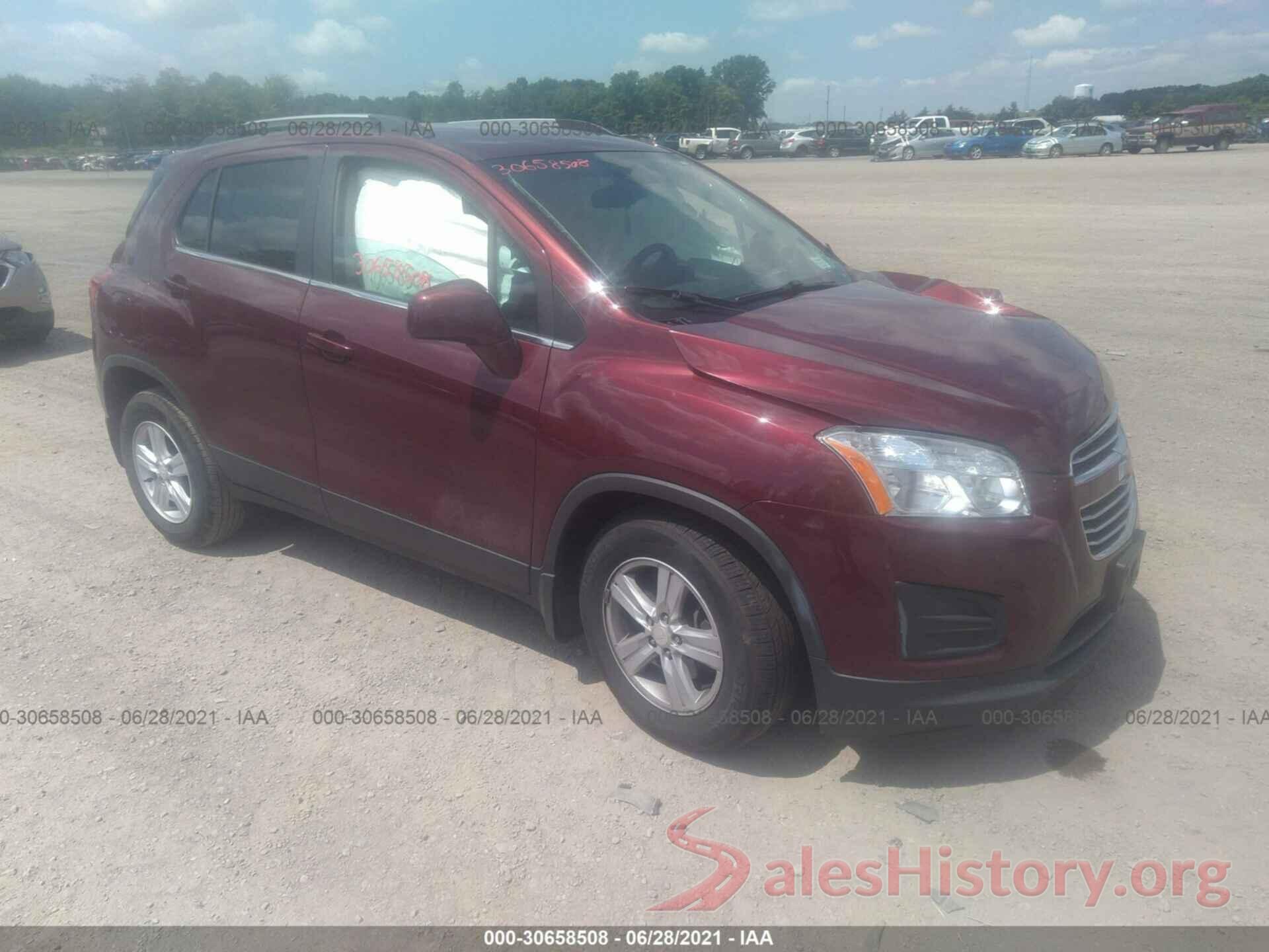 3GNCJLSBXGL217375 2016 CHEVROLET TRAX