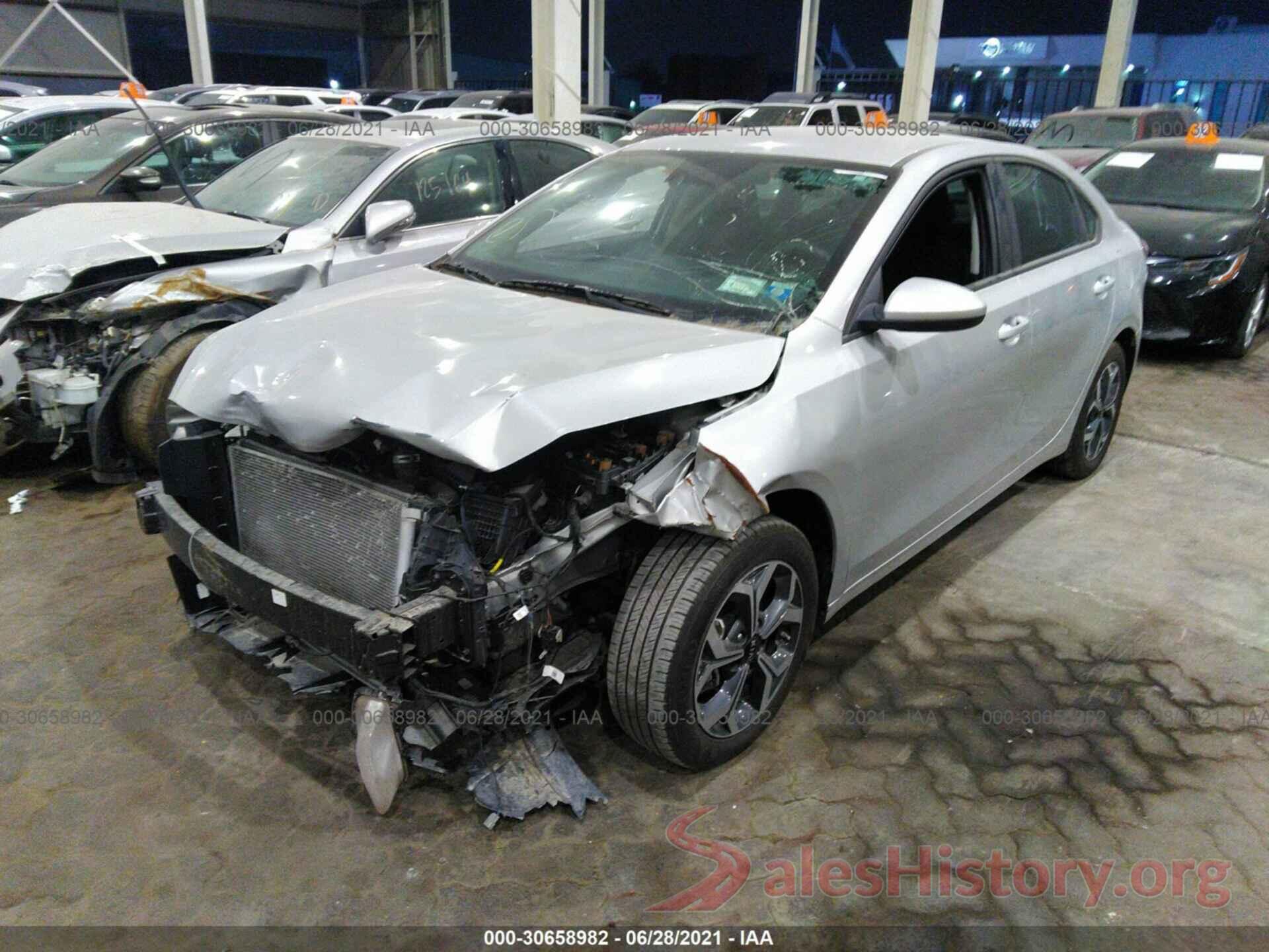 3KPF24AD8LE183768 2020 KIA FORTE