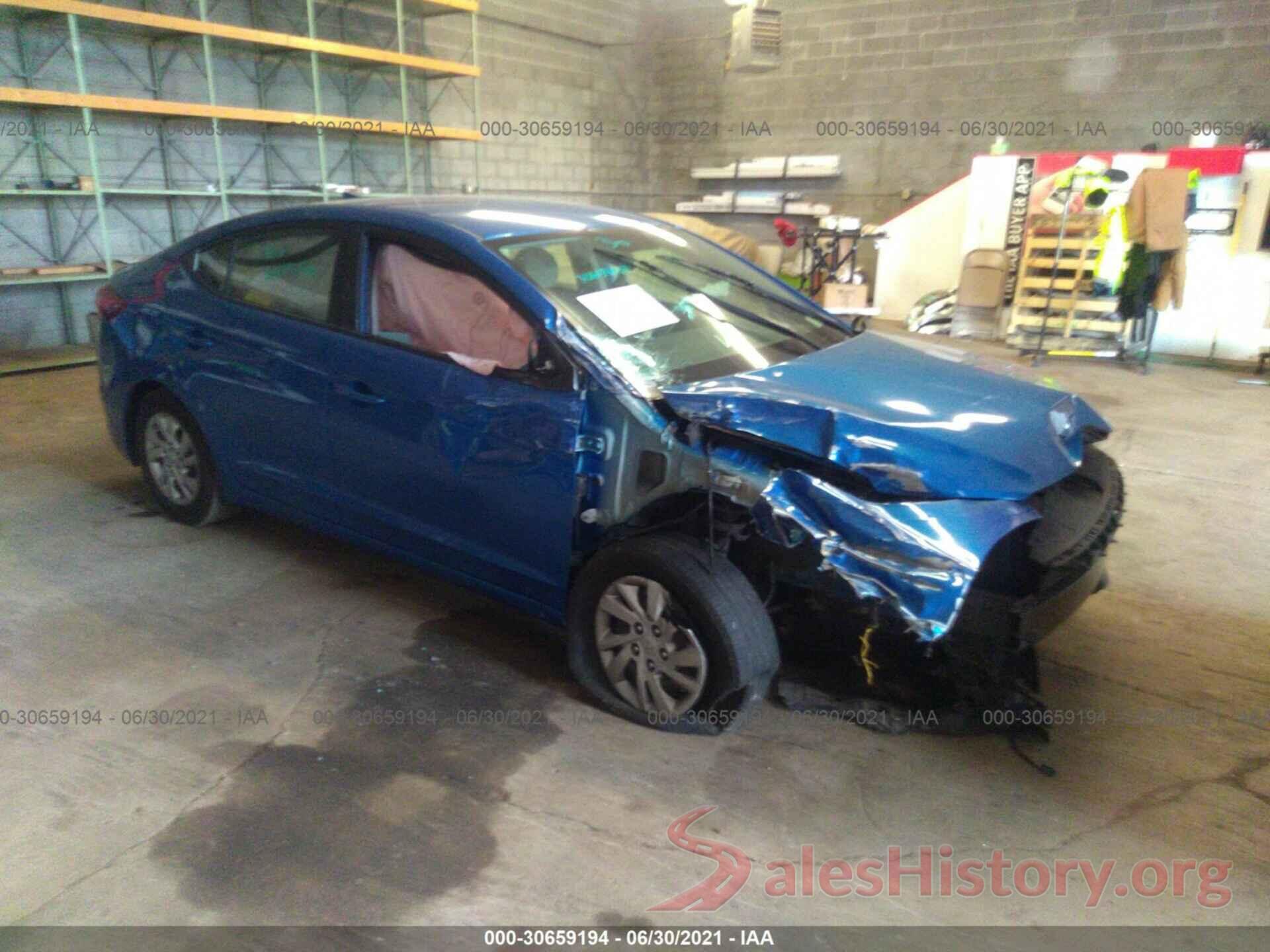 KMHD74LF0HU393194 2017 HYUNDAI ELANTRA