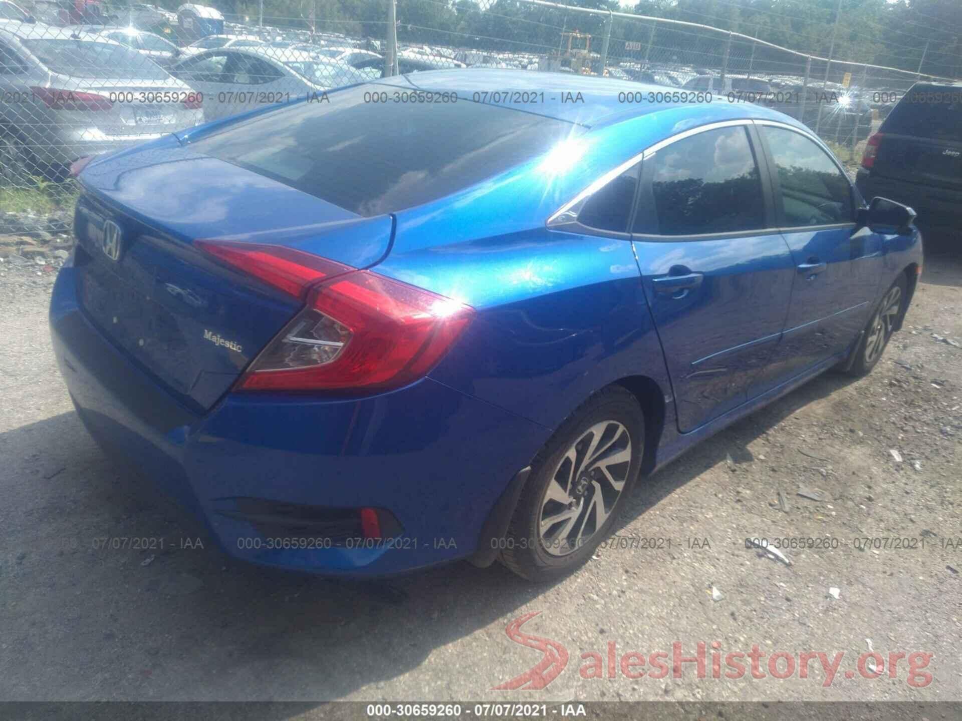 19XFC2F72GE221814 2016 HONDA CIVIC SEDAN