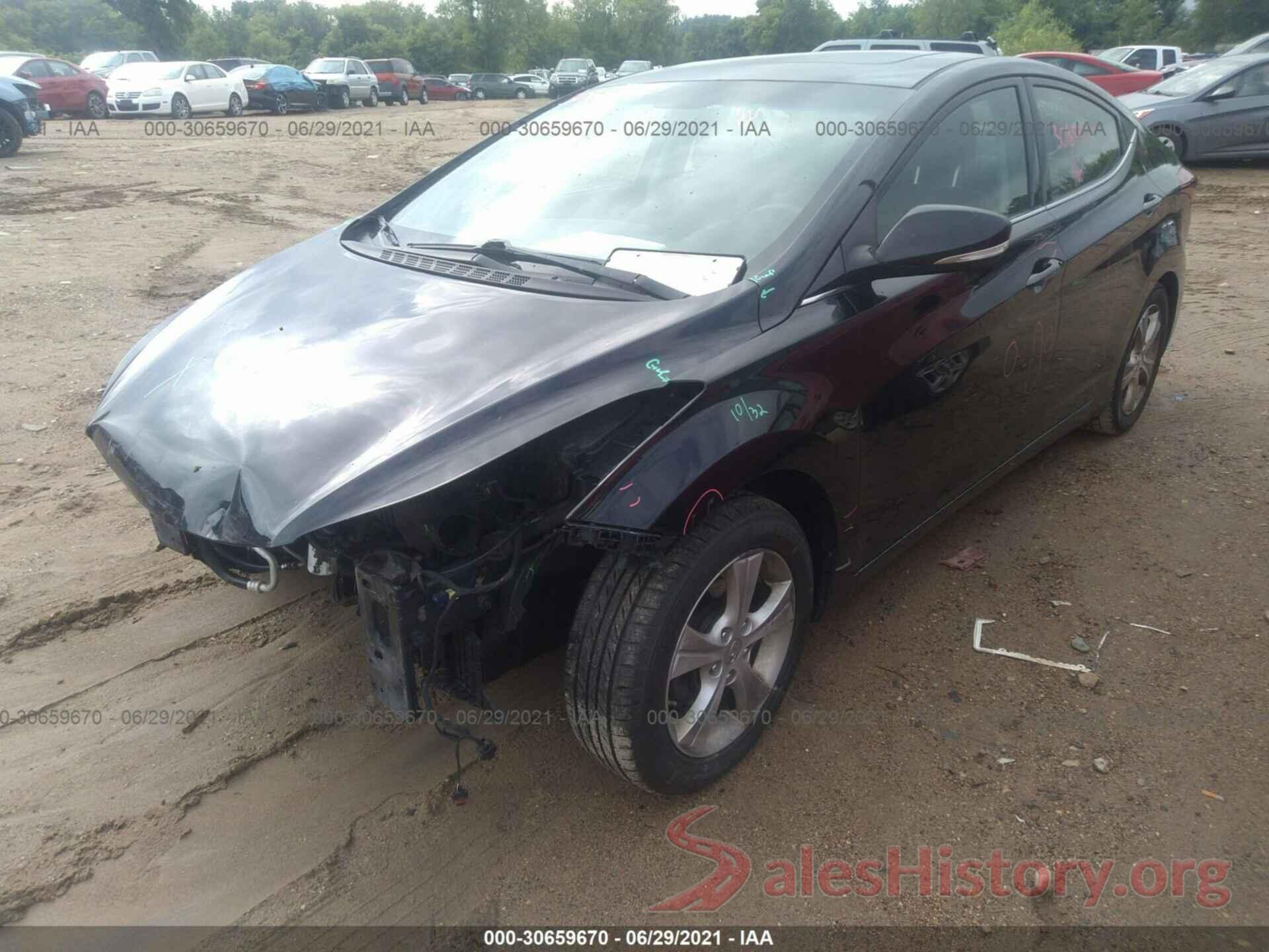 5NPDH4AE6GH768493 2016 HYUNDAI ELANTRA