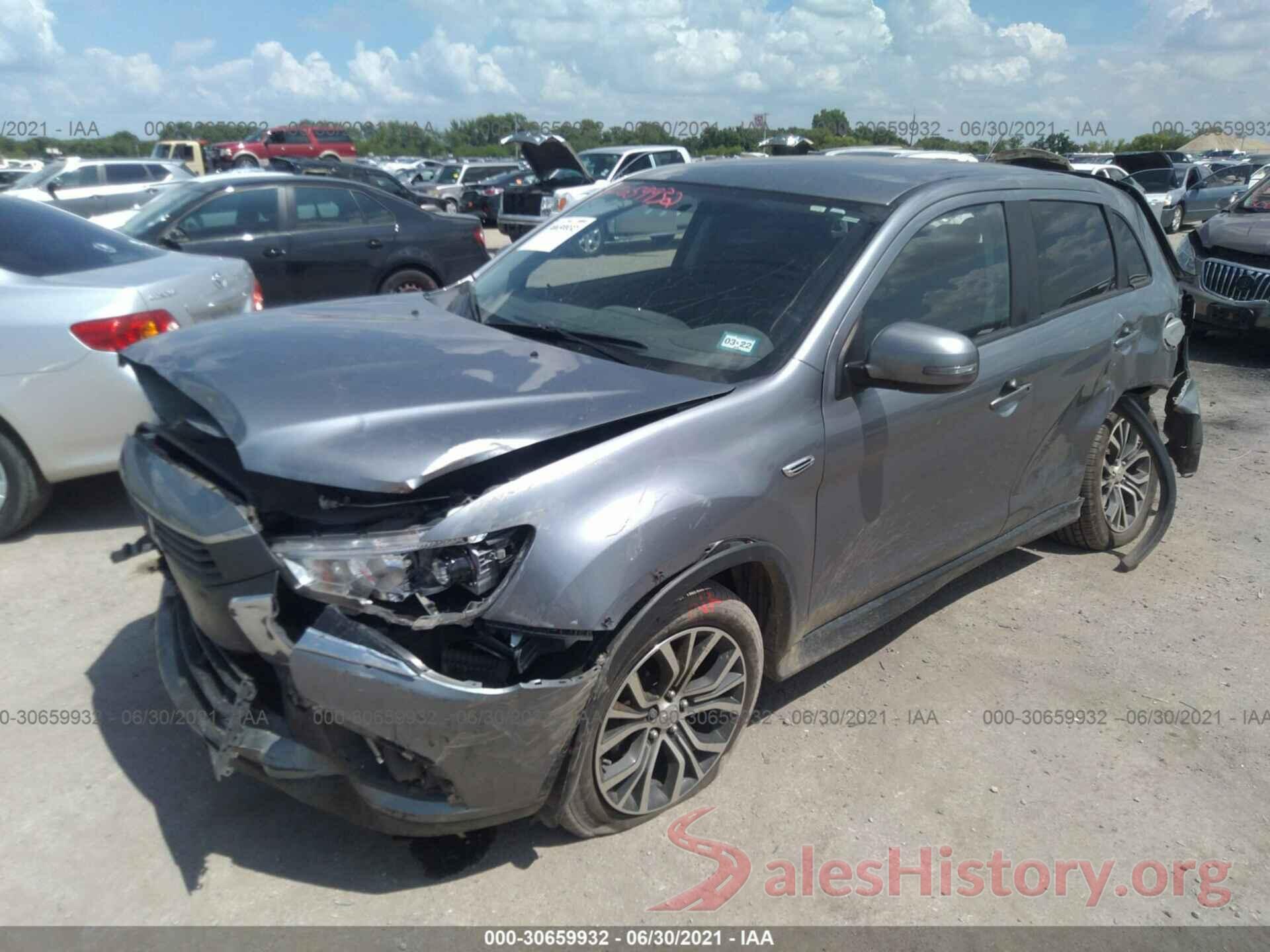 JA4AR3AU0GZ025249 2016 MITSUBISHI OUTLANDER SPORT