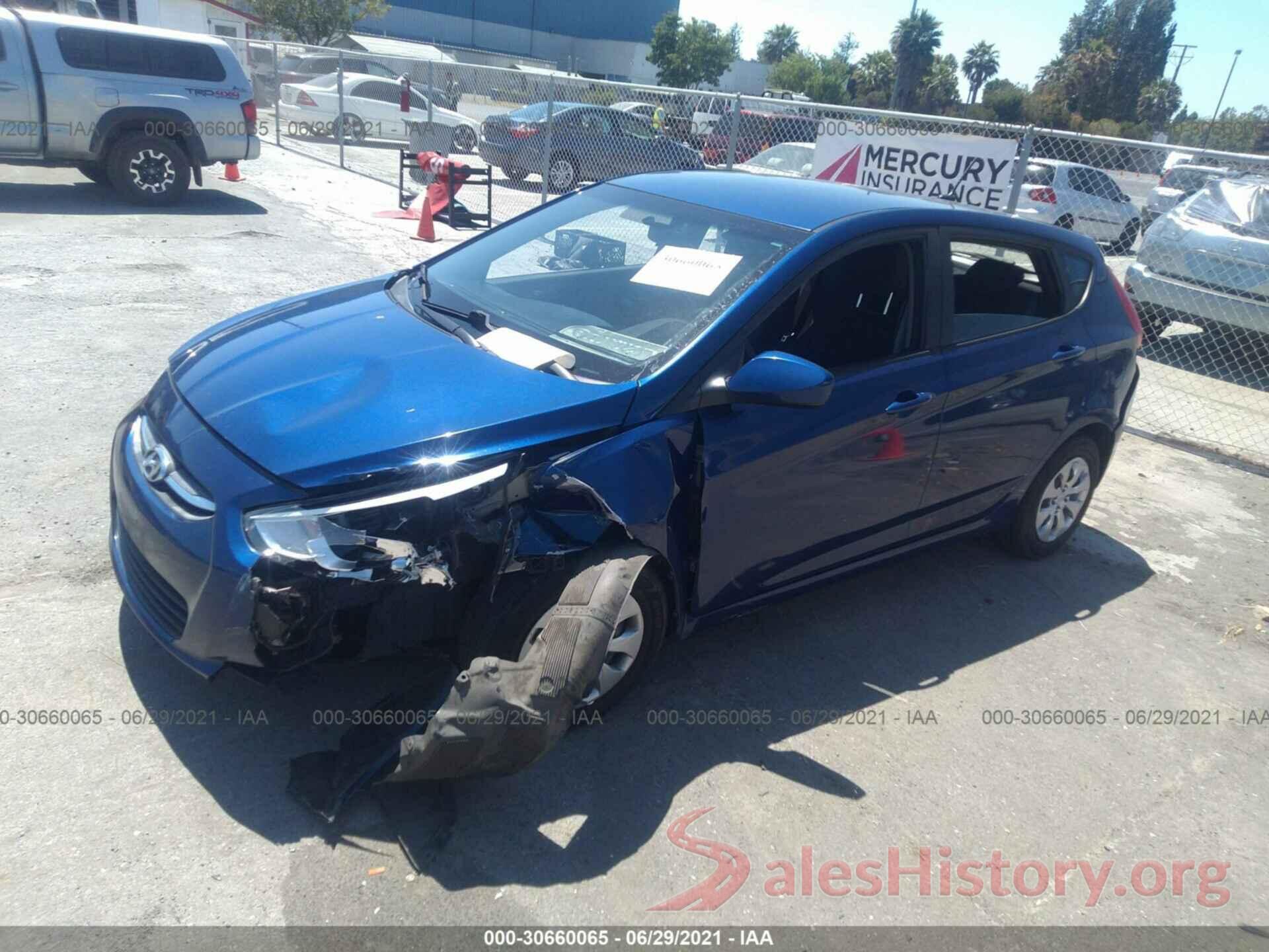 KMHCT5AE3GU274979 2016 HYUNDAI ACCENT