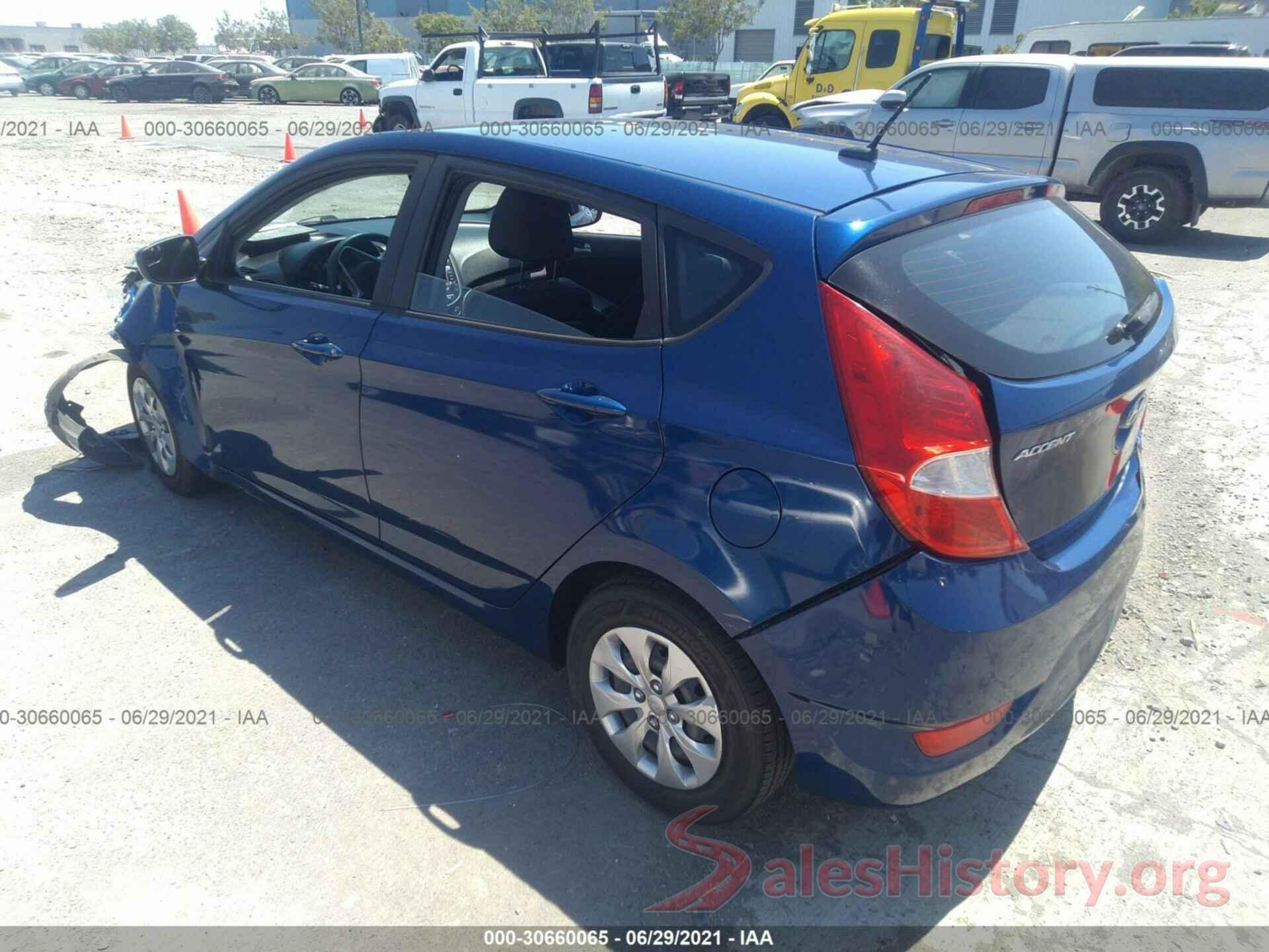 KMHCT5AE3GU274979 2016 HYUNDAI ACCENT