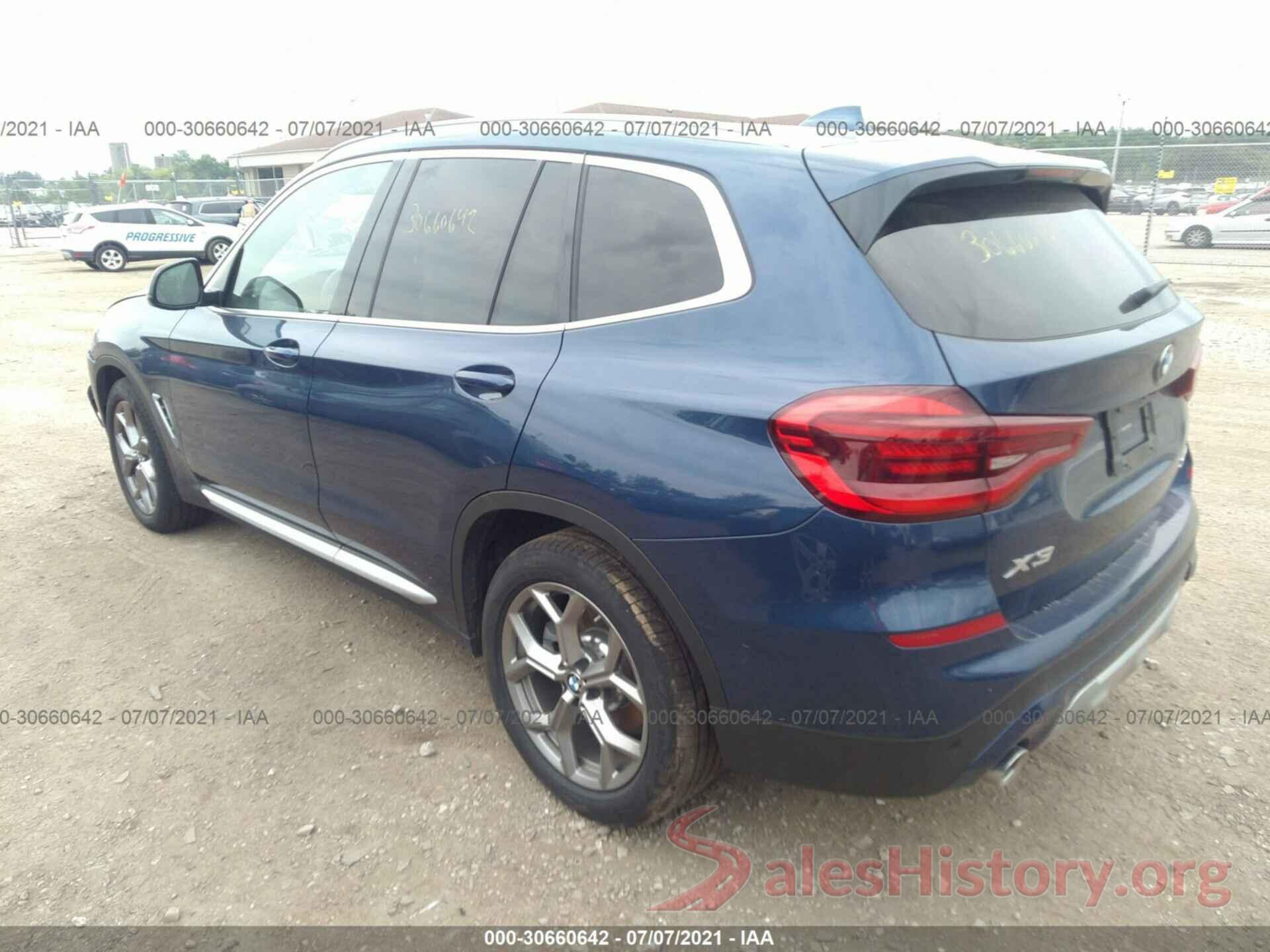 5UXTY5C08L9B77444 2020 BMW X3