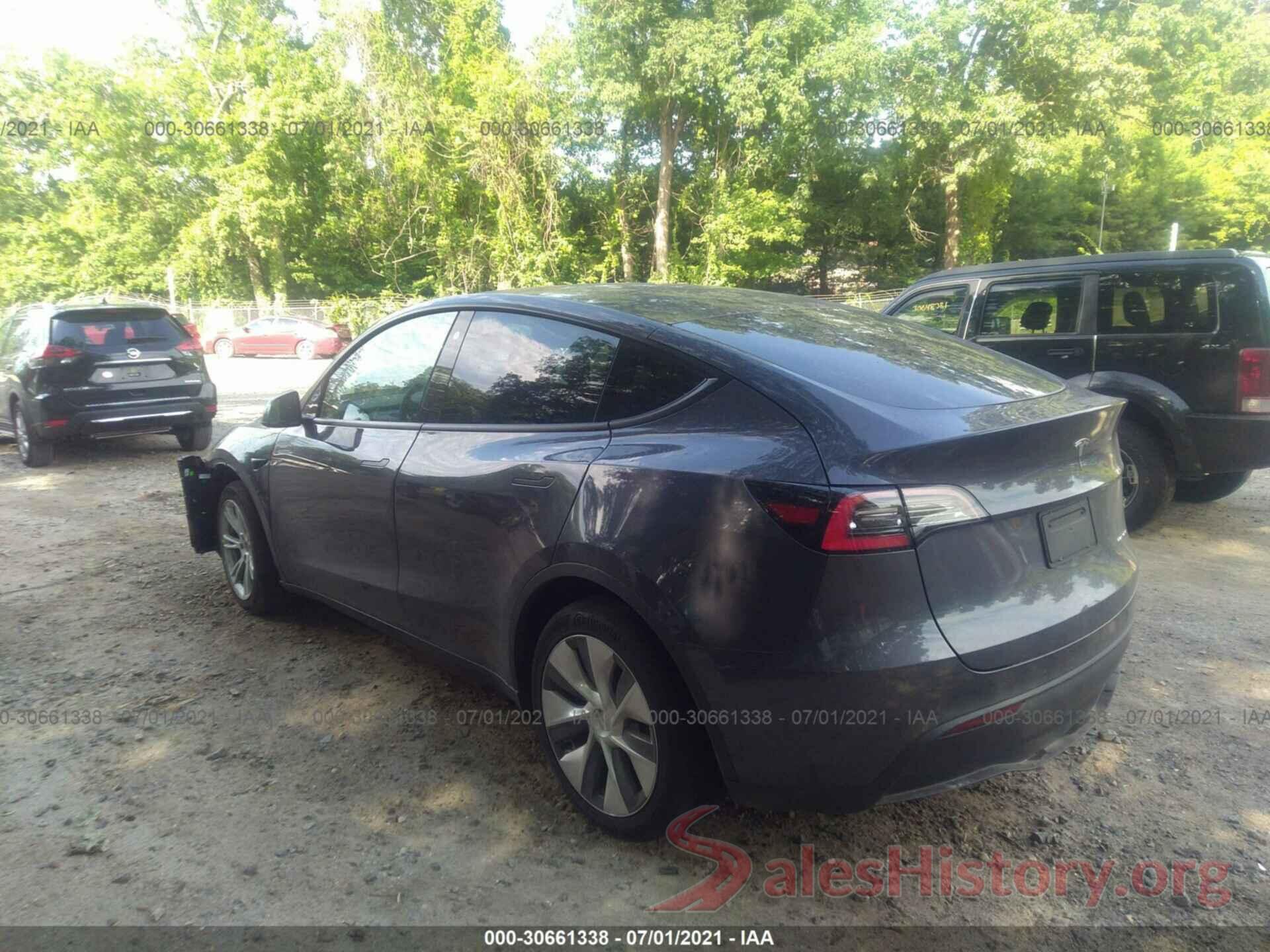 5YJYGDEE8MF117536 2021 TESLA MODEL Y