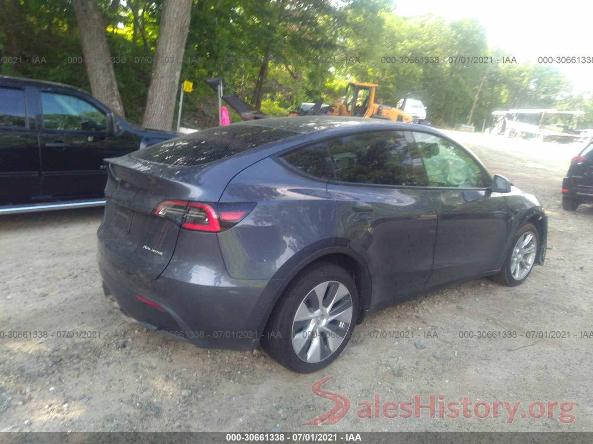 5YJYGDEE8MF117536 2021 TESLA MODEL Y