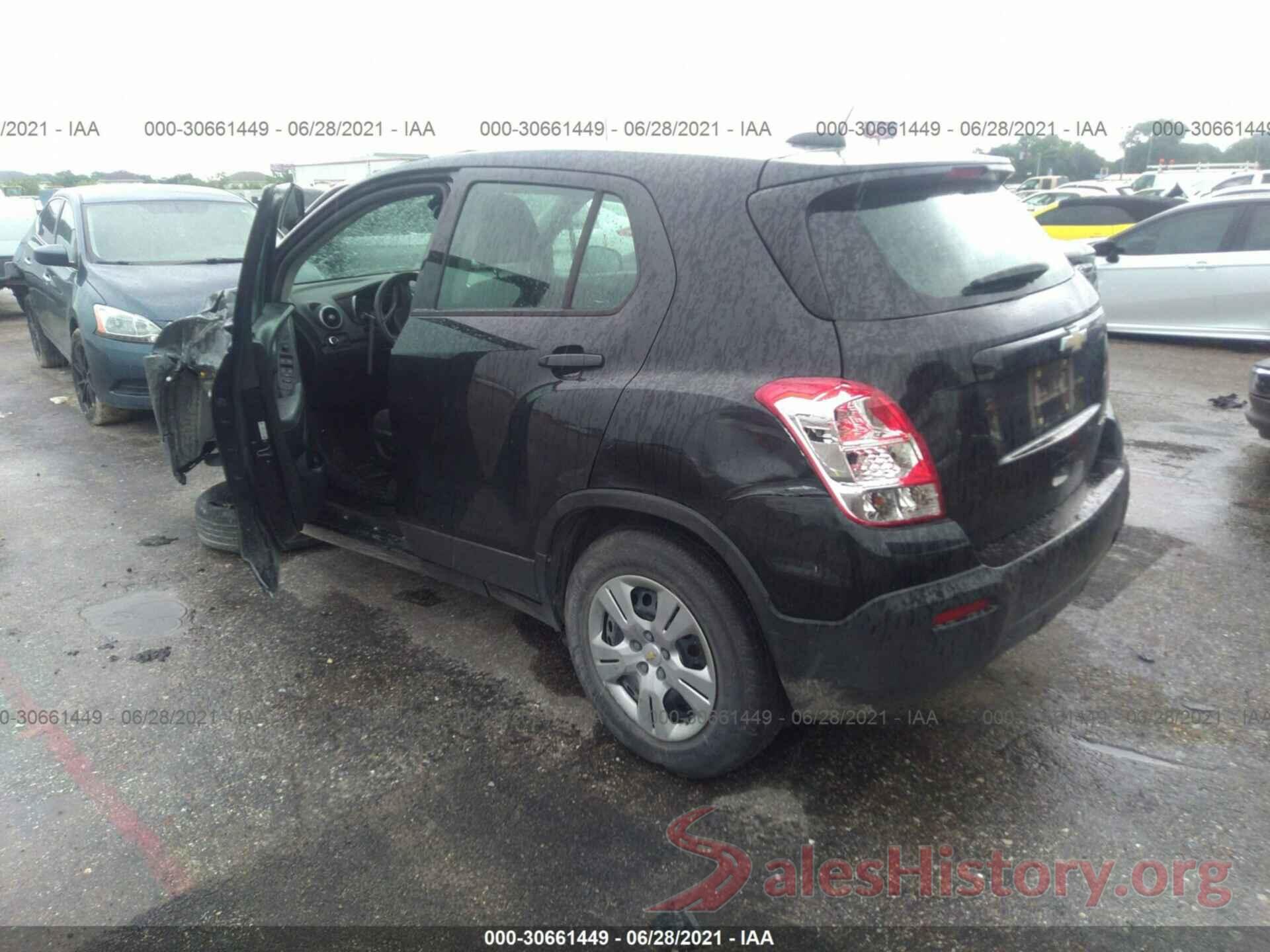 KL7CJKSB4GB680520 2016 CHEVROLET TRAX