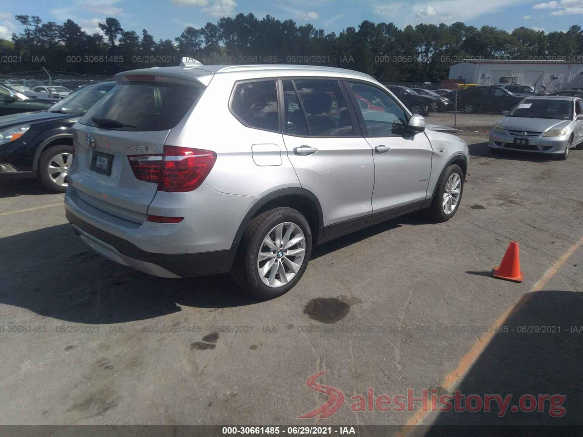 5UXWX9C59G0D72336 2016 BMW X3