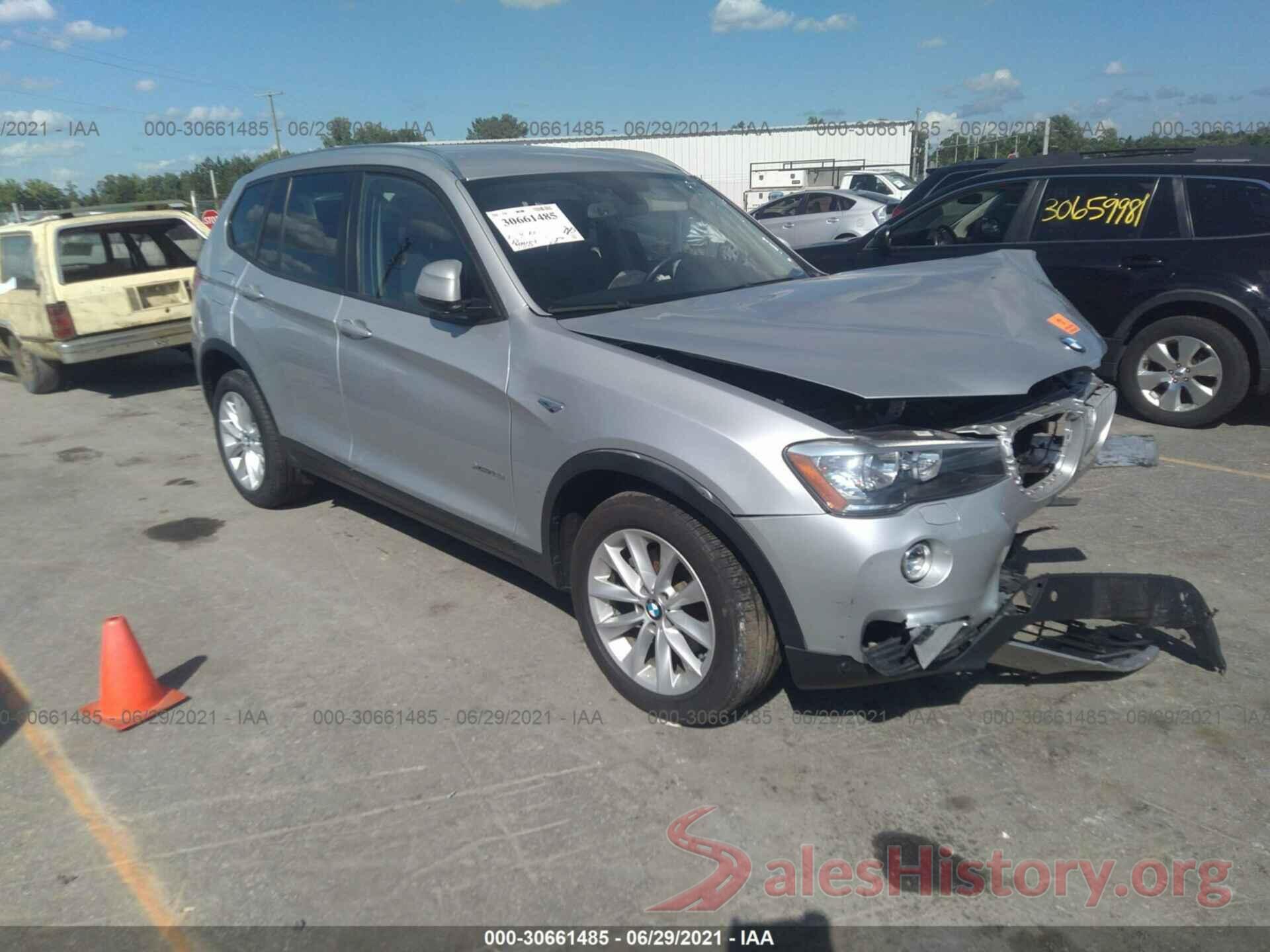 5UXWX9C59G0D72336 2016 BMW X3