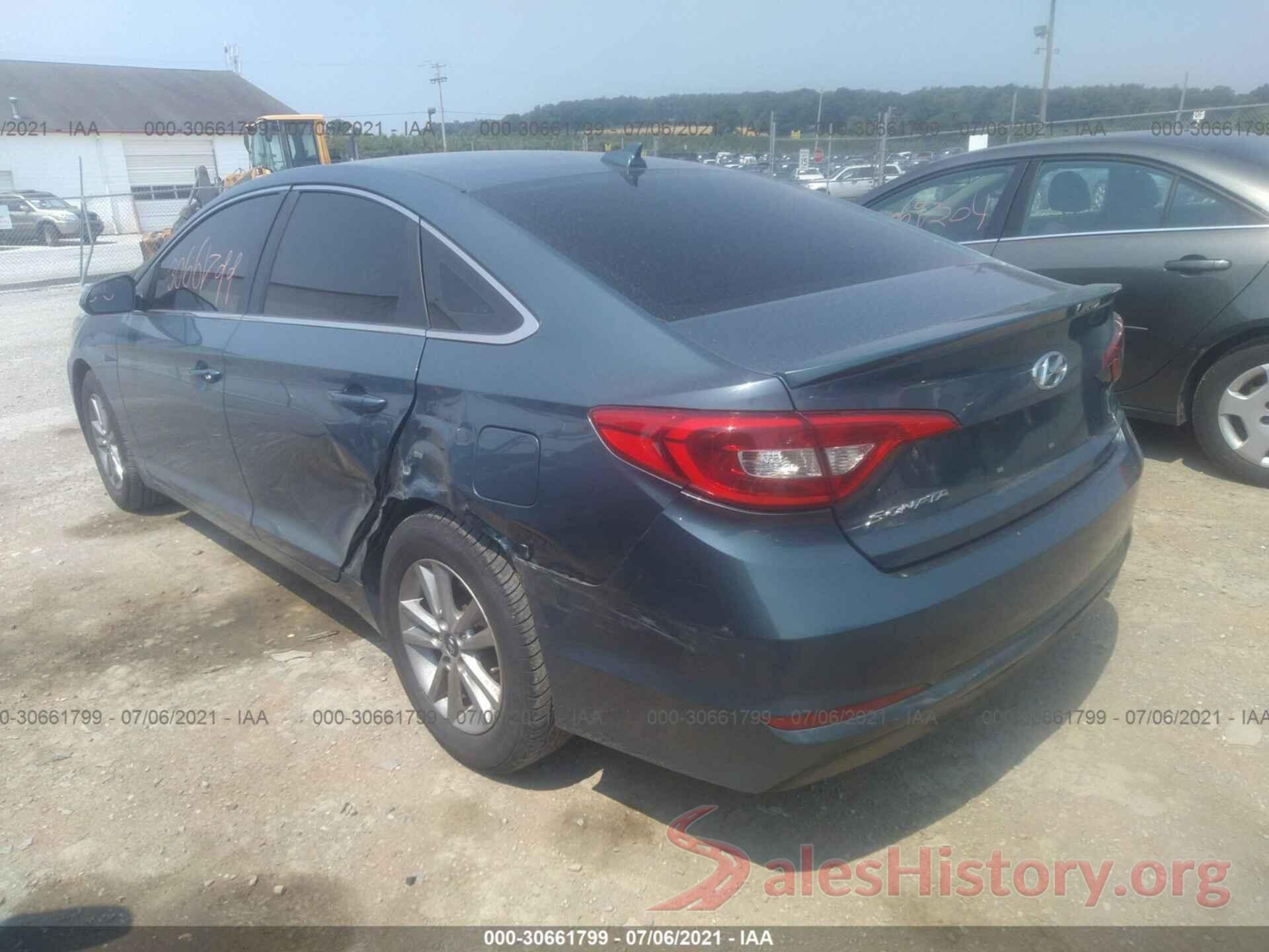 5NPE24AFXGH262289 2016 HYUNDAI SONATA