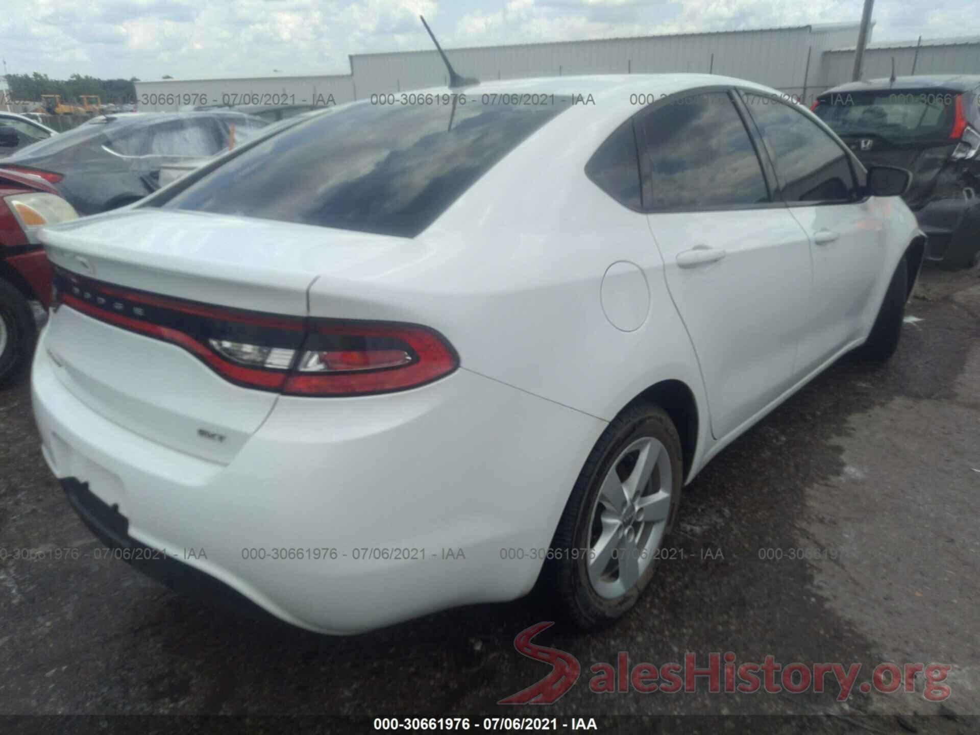 1C3CDFBB2GD680820 2016 DODGE DART