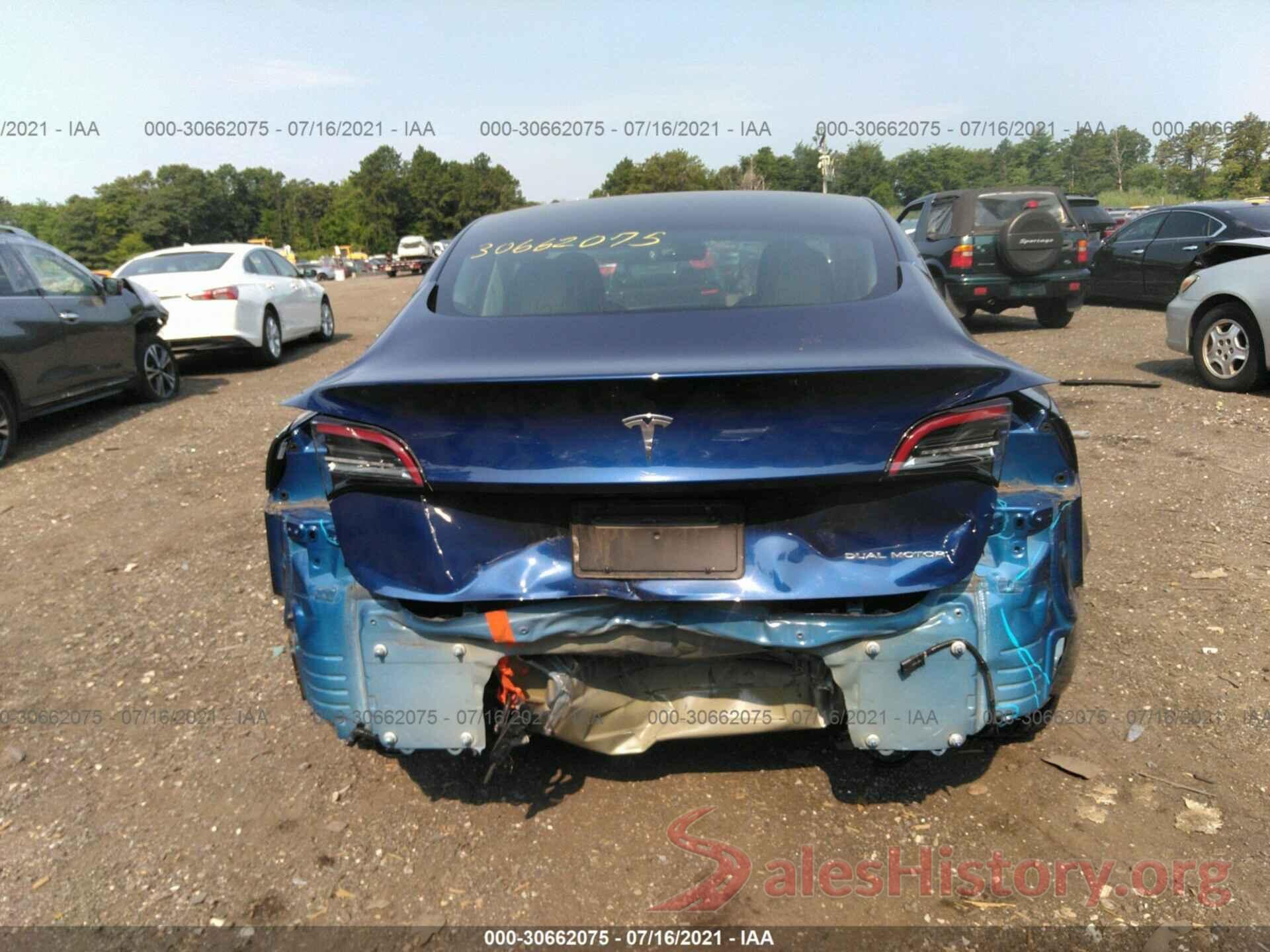 5YJ3E1EB2LF664403 2020 TESLA MODEL 3