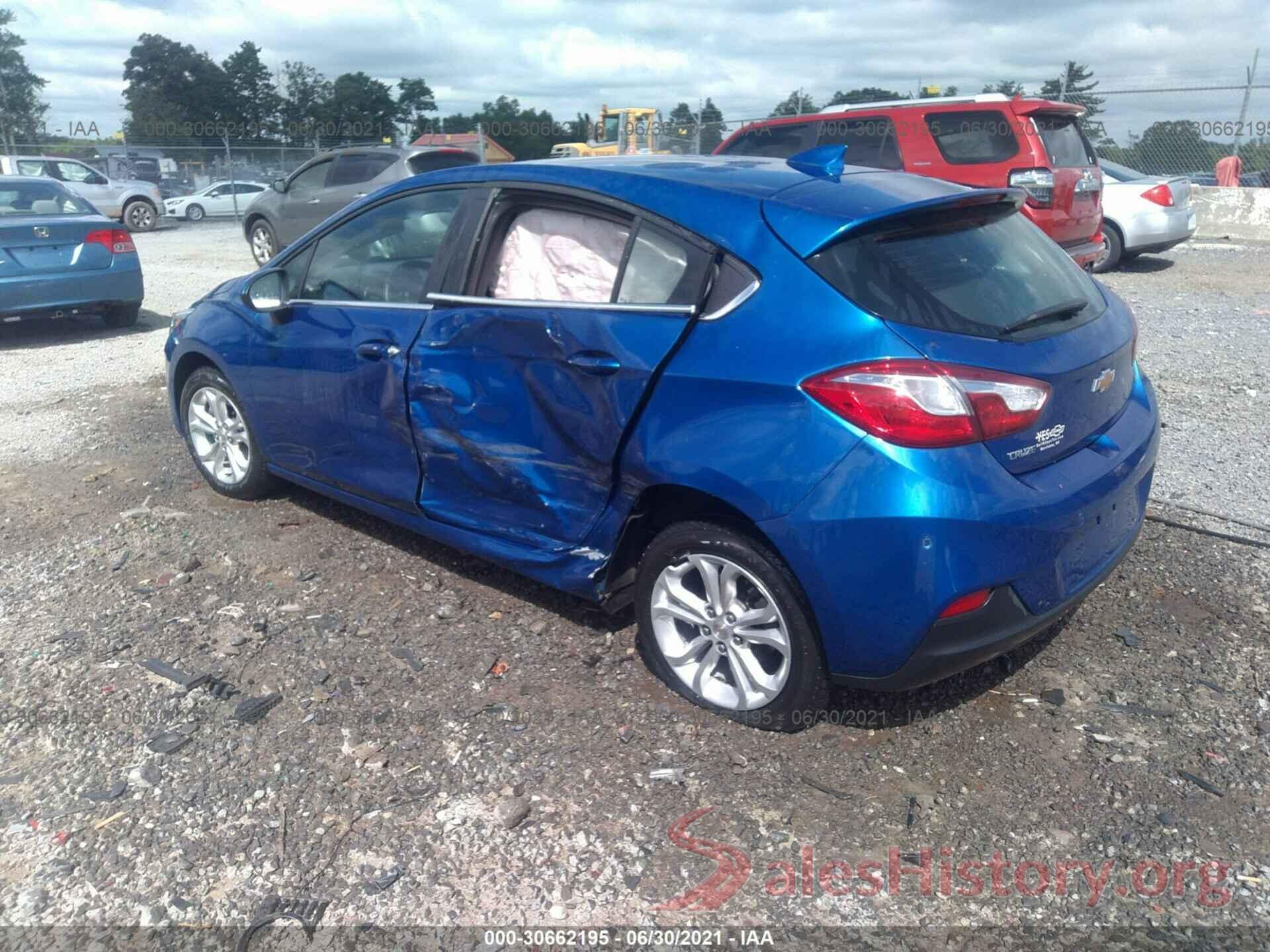 3G1BE6SM0KS594588 2019 CHEVROLET CRUZE