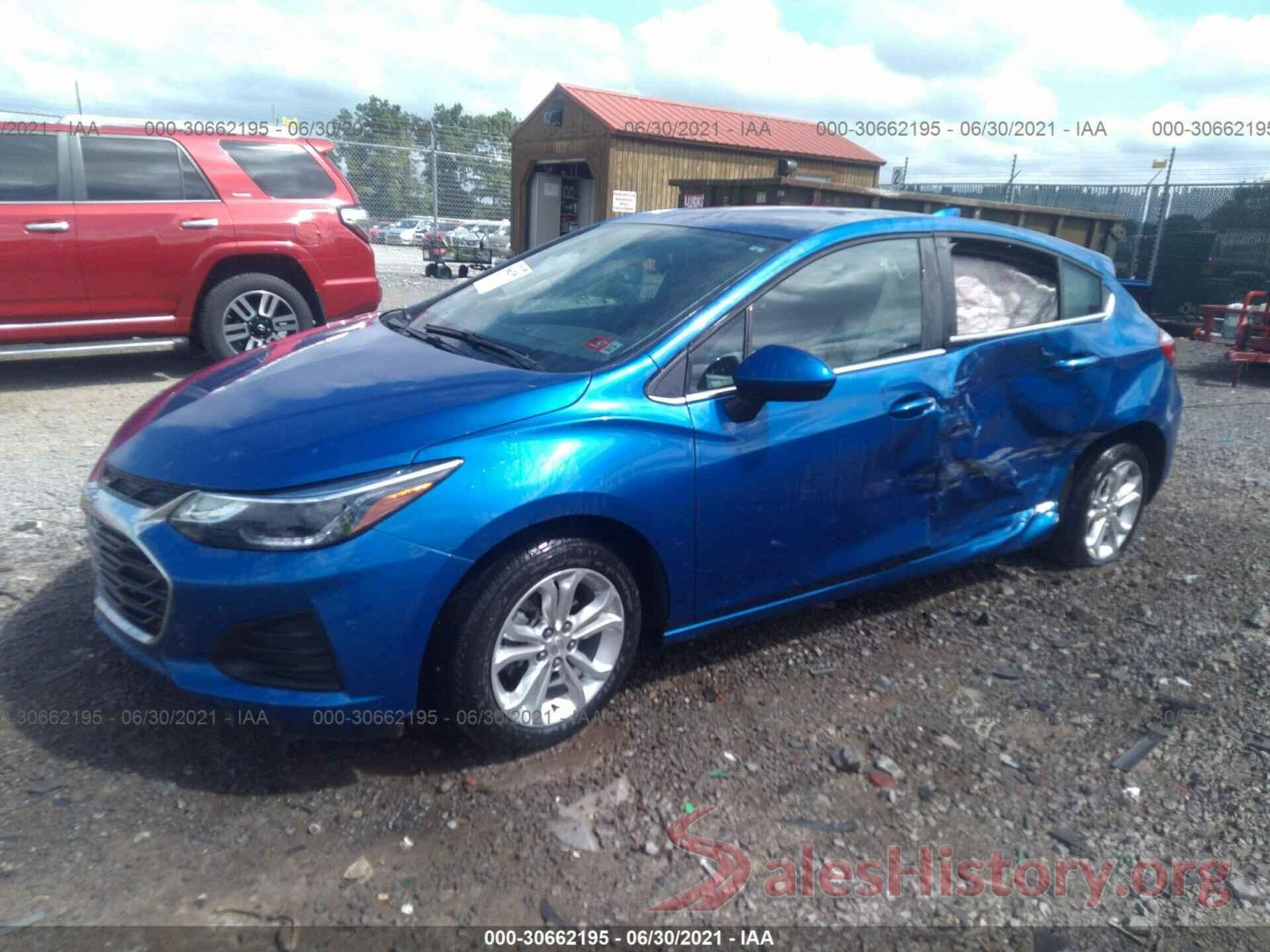 3G1BE6SM0KS594588 2019 CHEVROLET CRUZE