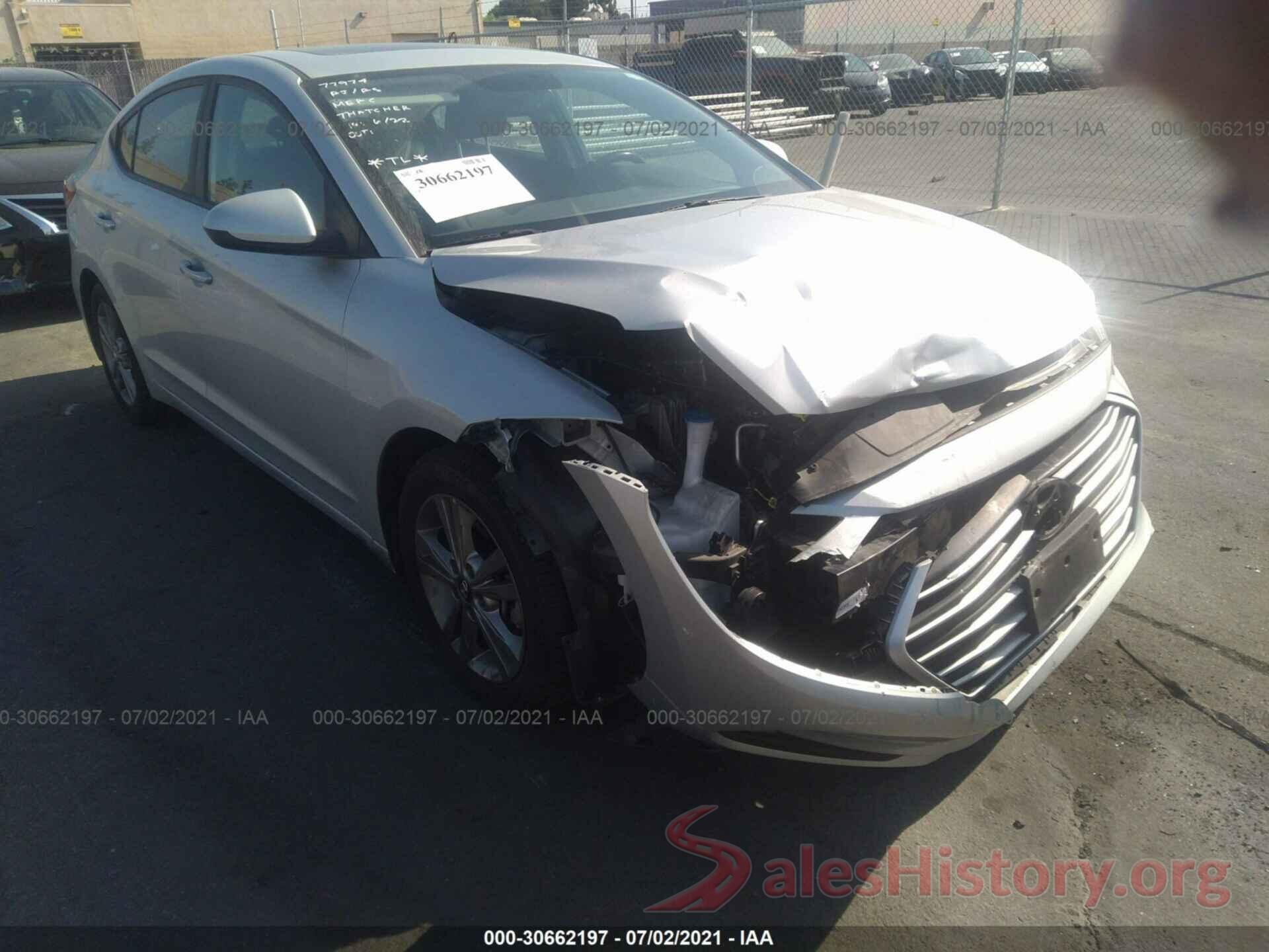 5NPD84LFXHH180703 2017 HYUNDAI ELANTRA