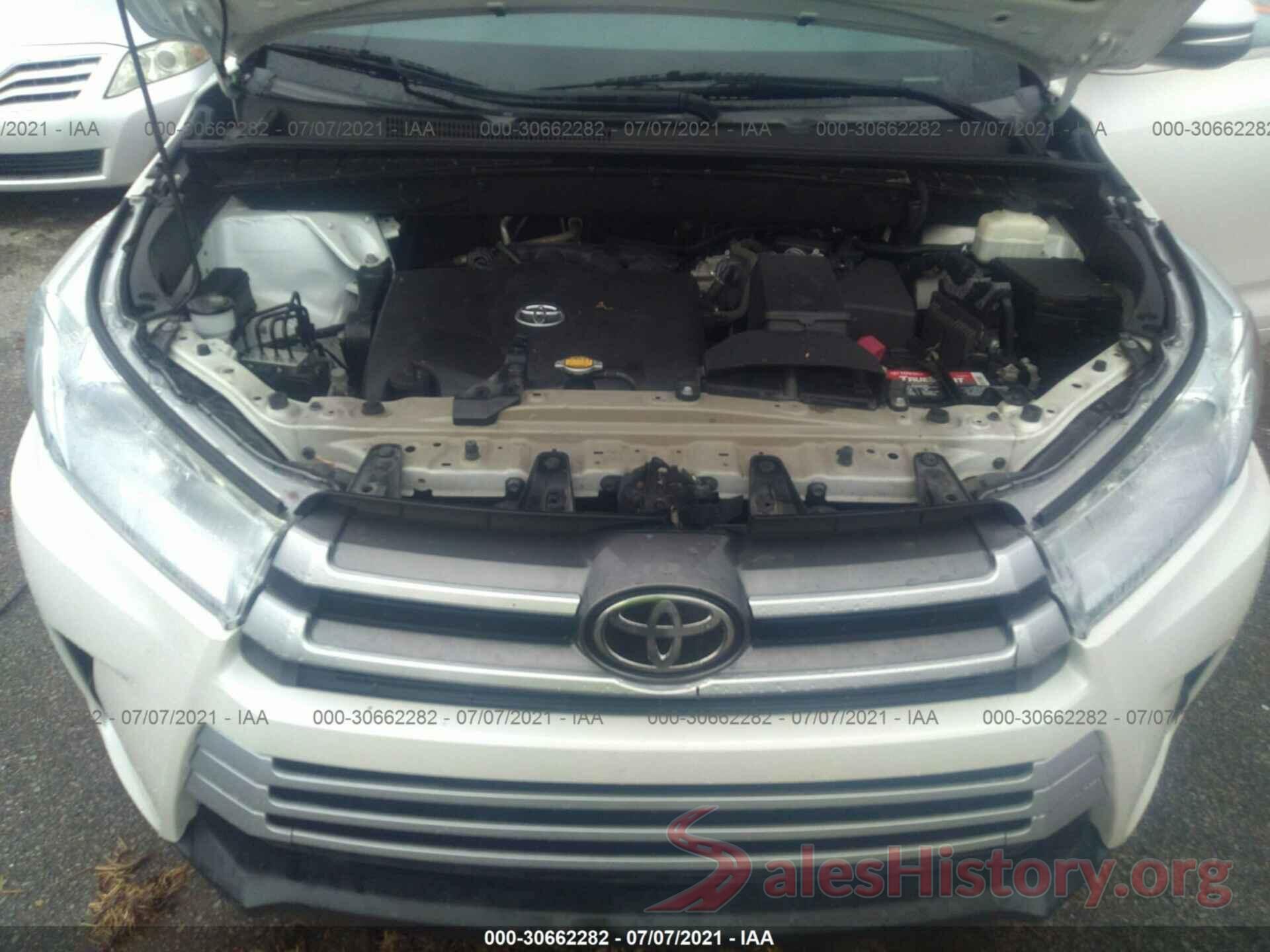 5TDKZRFH2HS507944 2017 TOYOTA HIGHLANDER