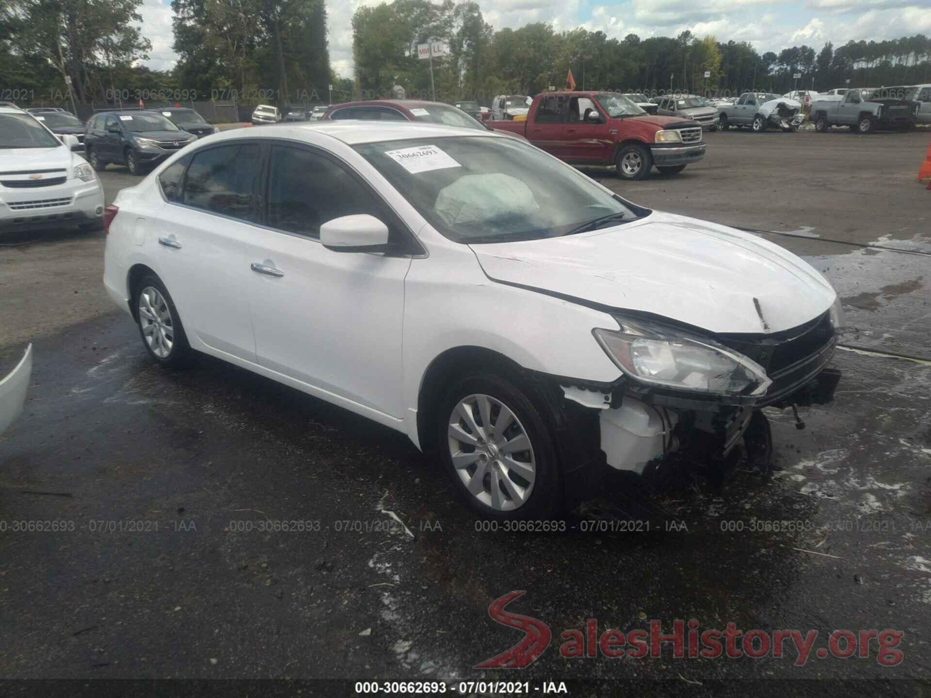 3N1AB7AP0KY412661 2019 NISSAN SENTRA