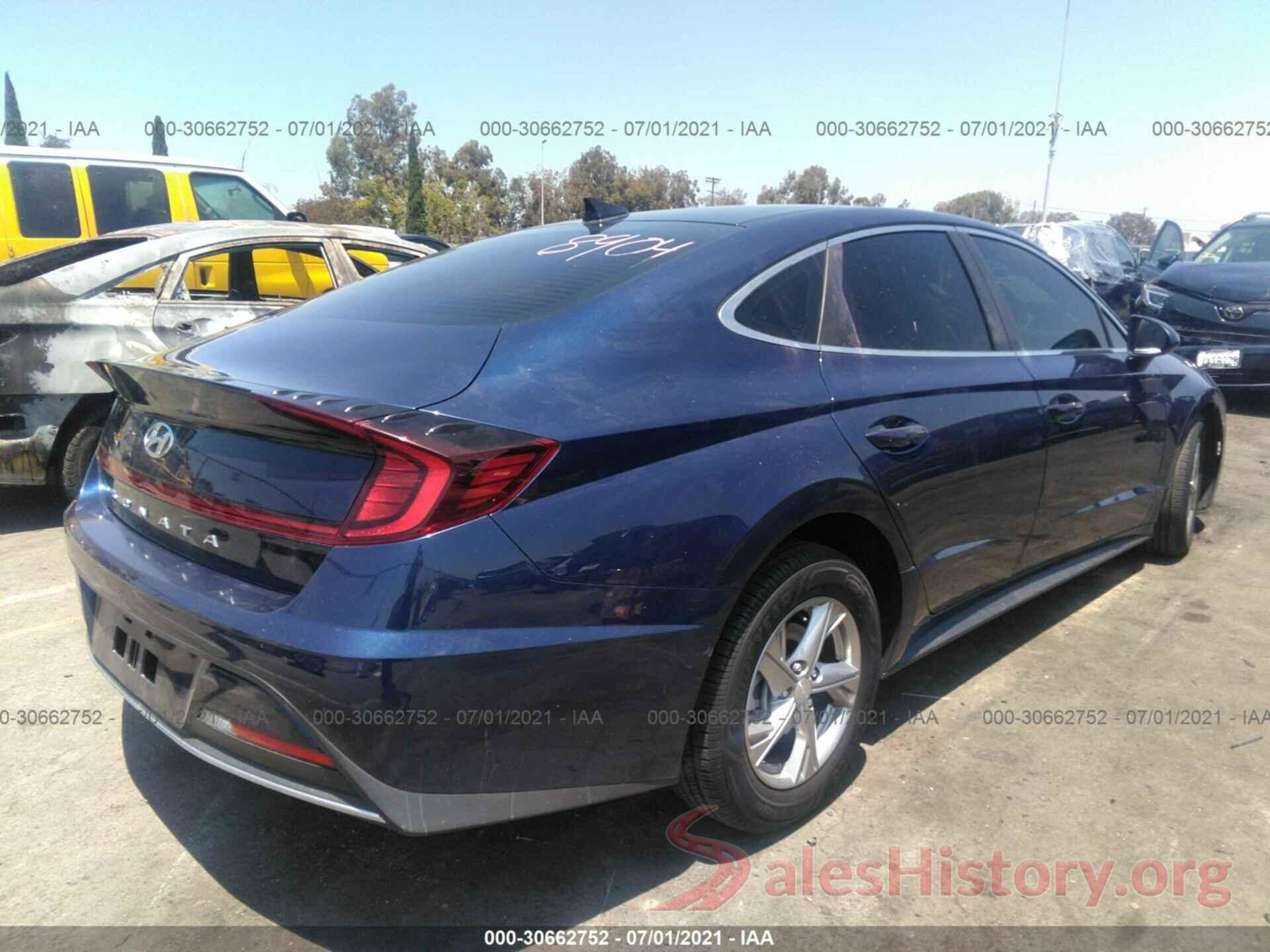 5NPEG4JA3LH039950 2020 HYUNDAI SONATA