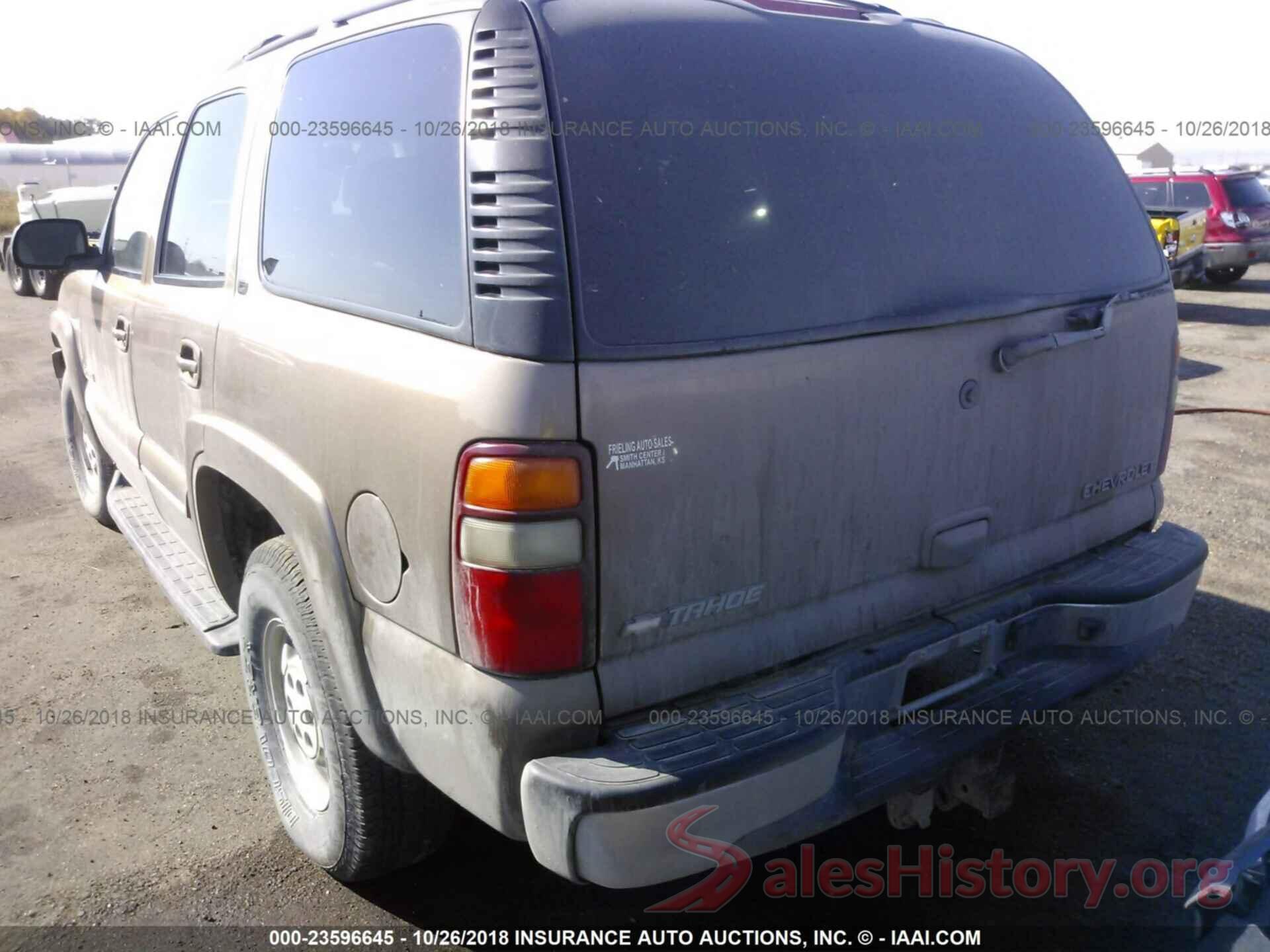 5TDYZ3DC8JS923260 2003 CHEVROLET TAHOE