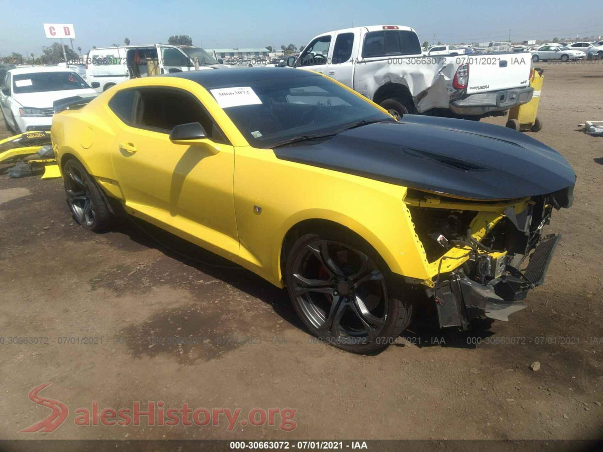 2018 CHEVROLET CAMARO VIN 1G1FF1R71J0139692, auction photo